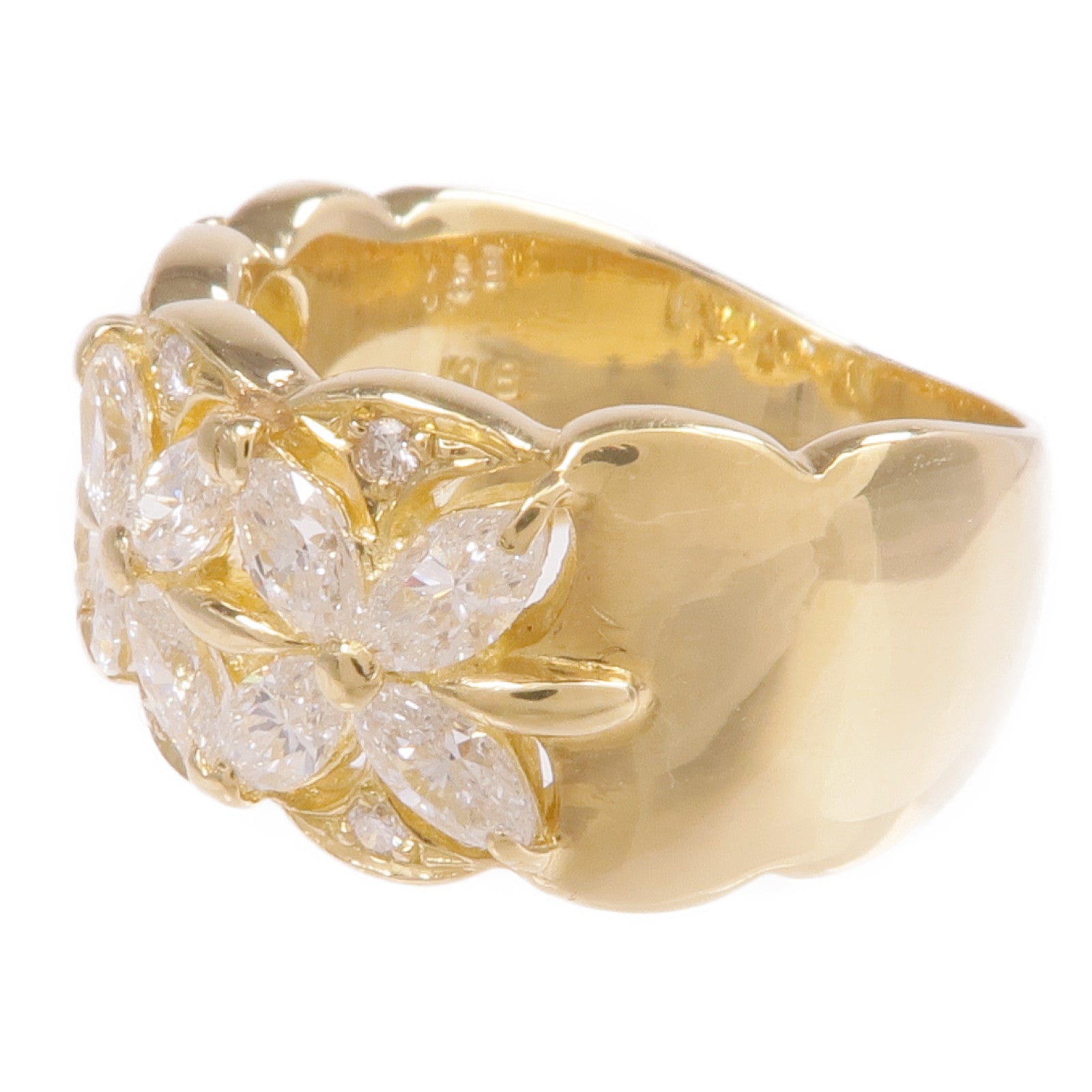 JEWELRY 【激減優惠】18K黃金Diamond Ring鑽石戒指US#6