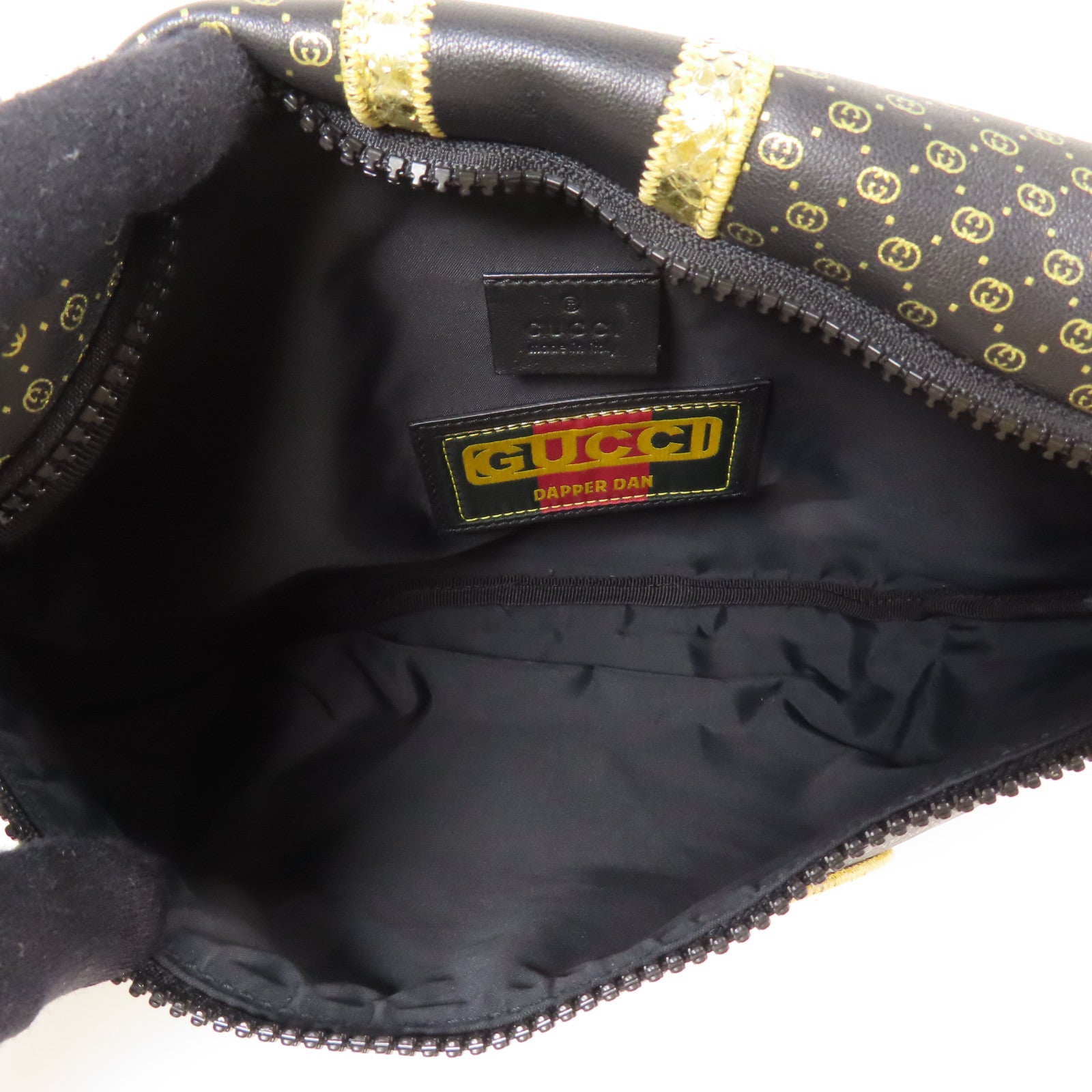 GUCCI 皮革DAPPER DAN腰包