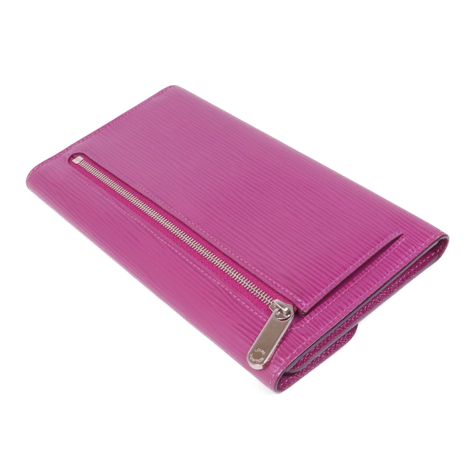 LOUIS VUITTON Epi Grenadine Eugenie銀扣長錢包