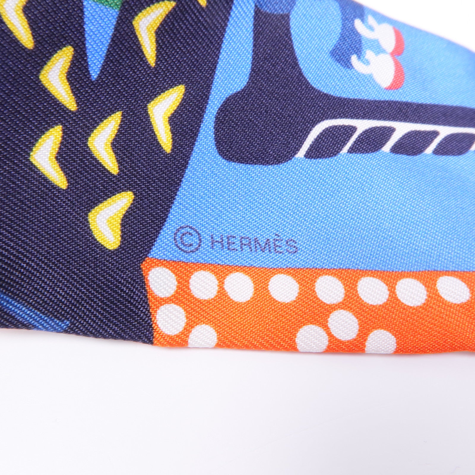 HERMES 絲質Twilly絲巾