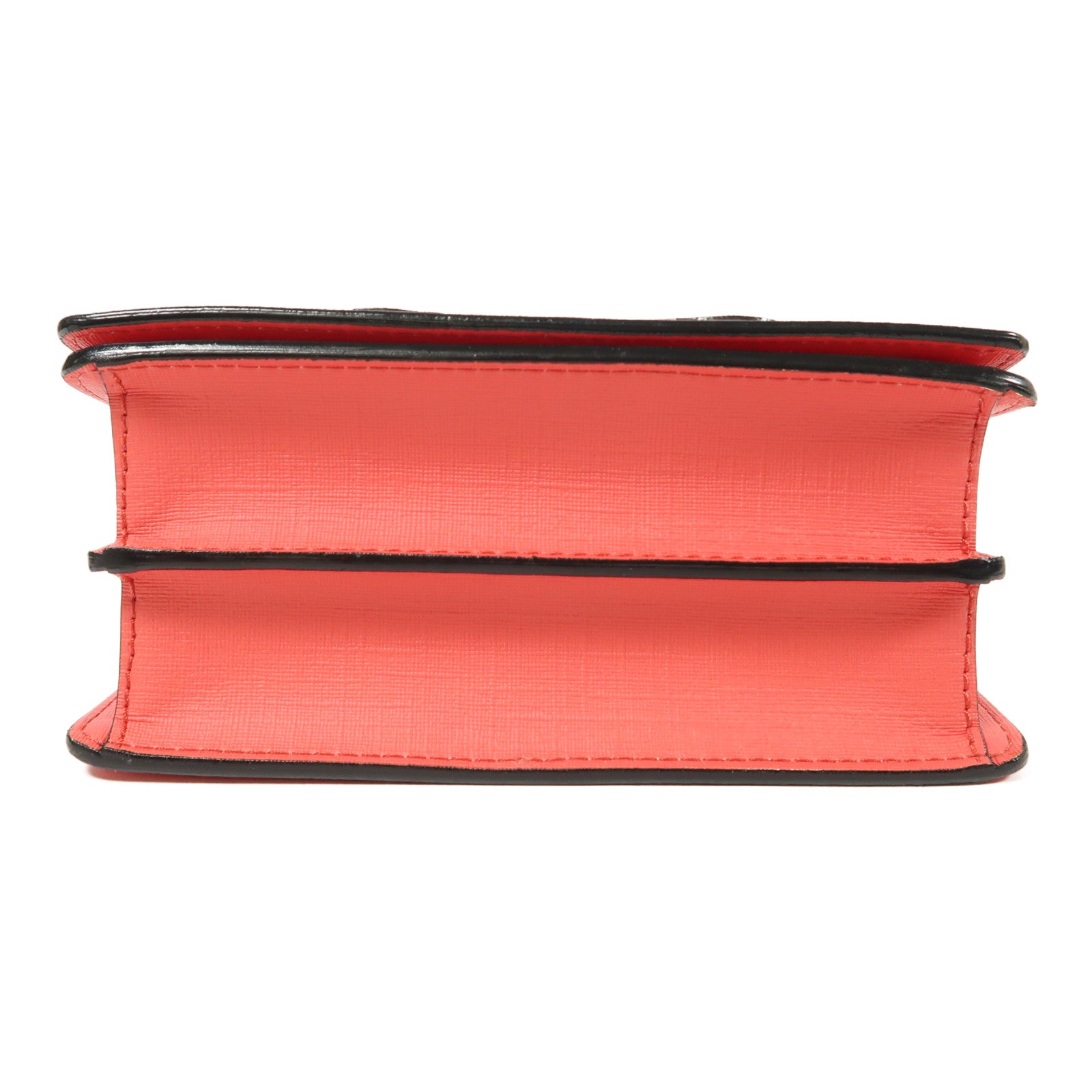 MOSCHINO 皮革Shoulder Bag金扣鏈帶肩背袋