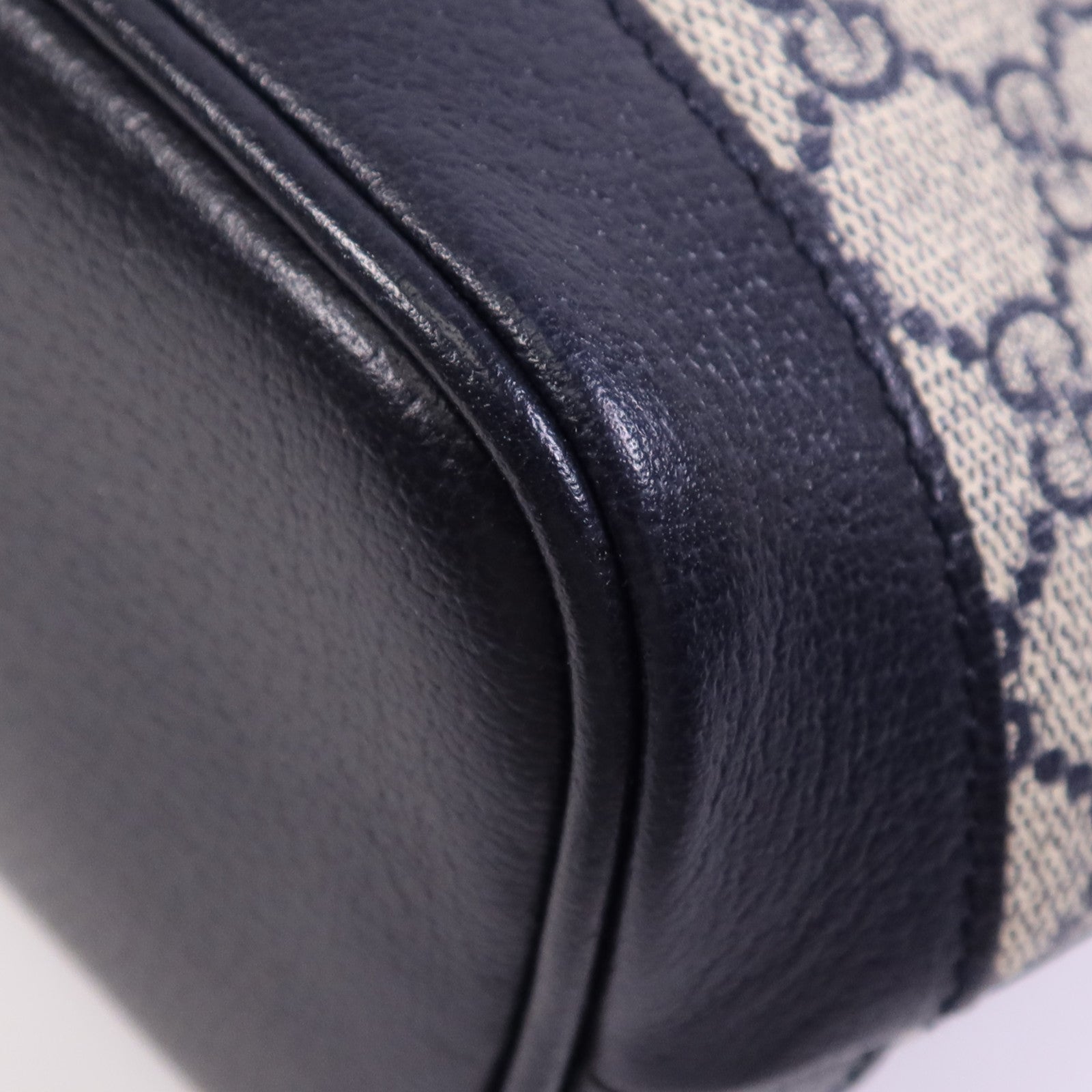 GUCCI 塗層帆布2 Way Shoulder Bag銀扣手挽肩背兩用袋