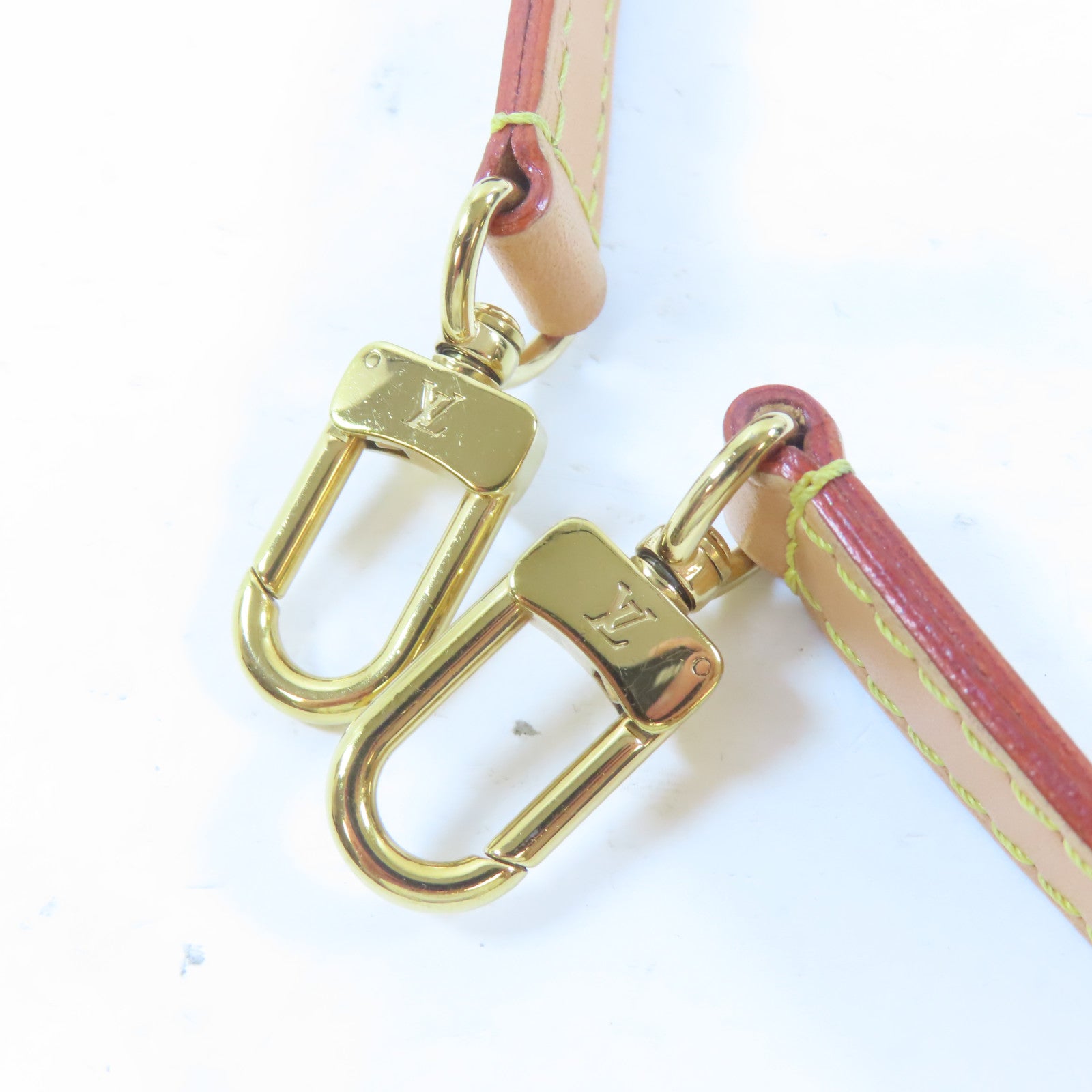 LOUIS VUITTON Monogram Petit Sac Plat金扣手挽肩背兩用袋啡色