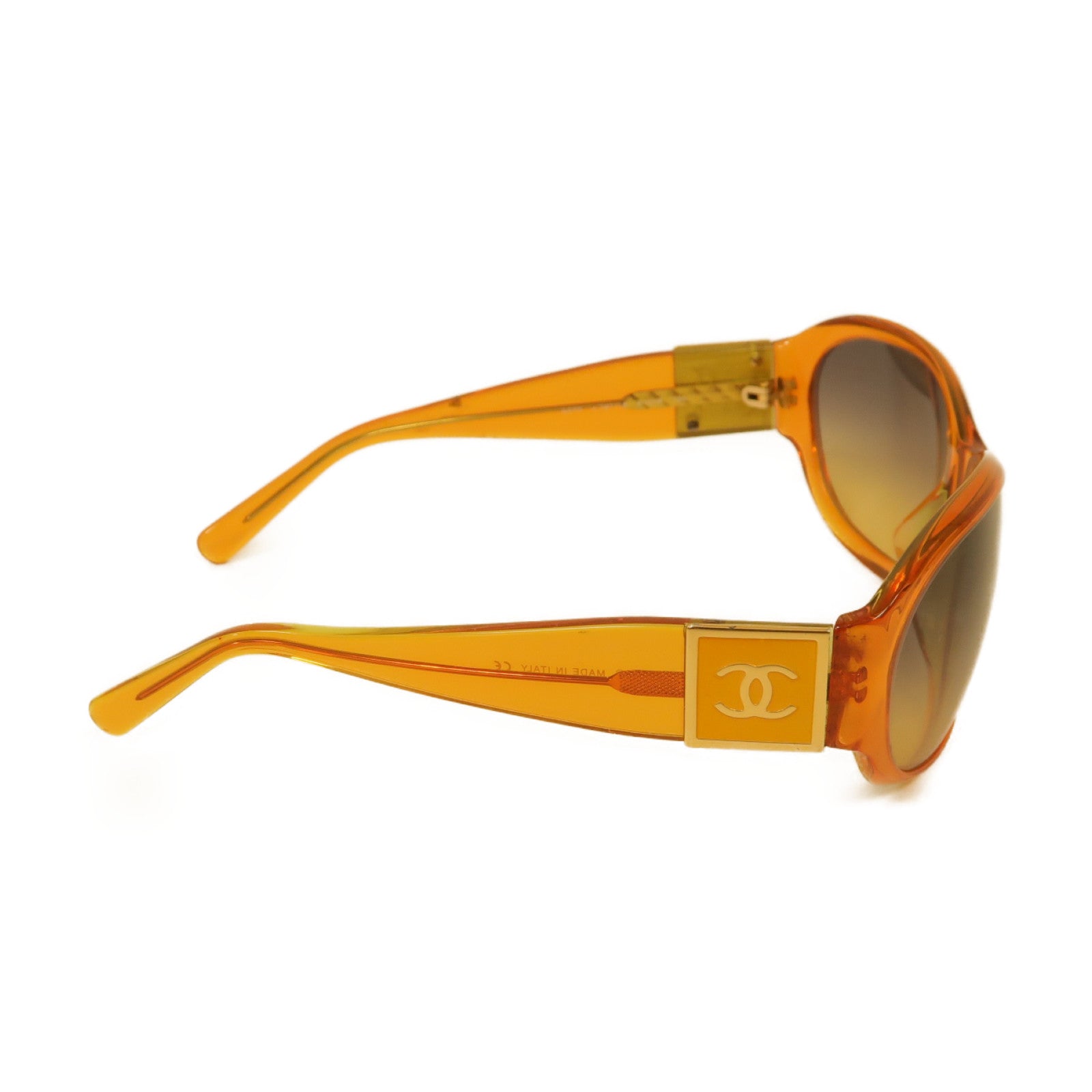 CHANEL 【激減優惠】PVC Sunglasses太陽眼鏡橙色