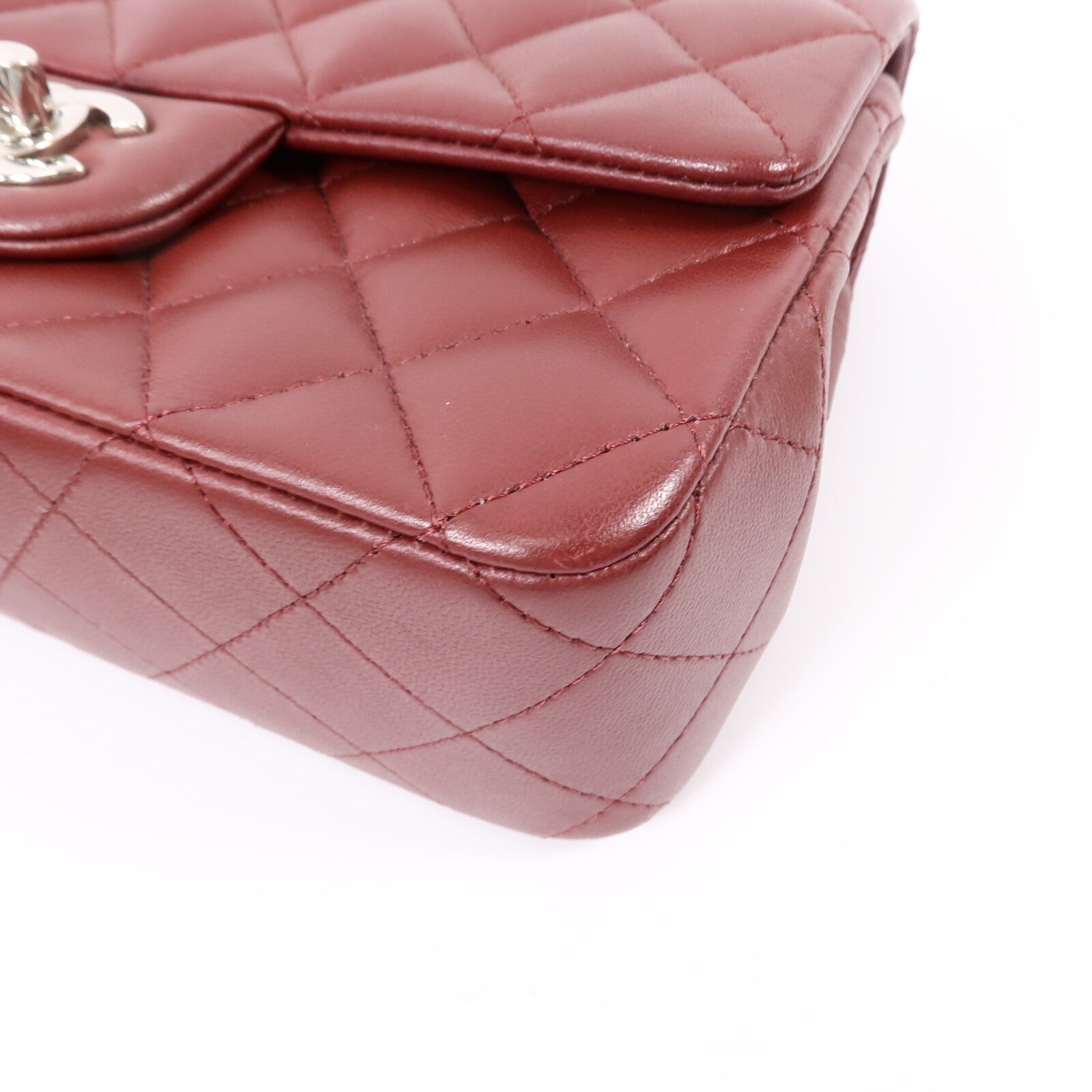 CHANEL 羊皮皮革Mini Classic 20鏈帶肩背袋