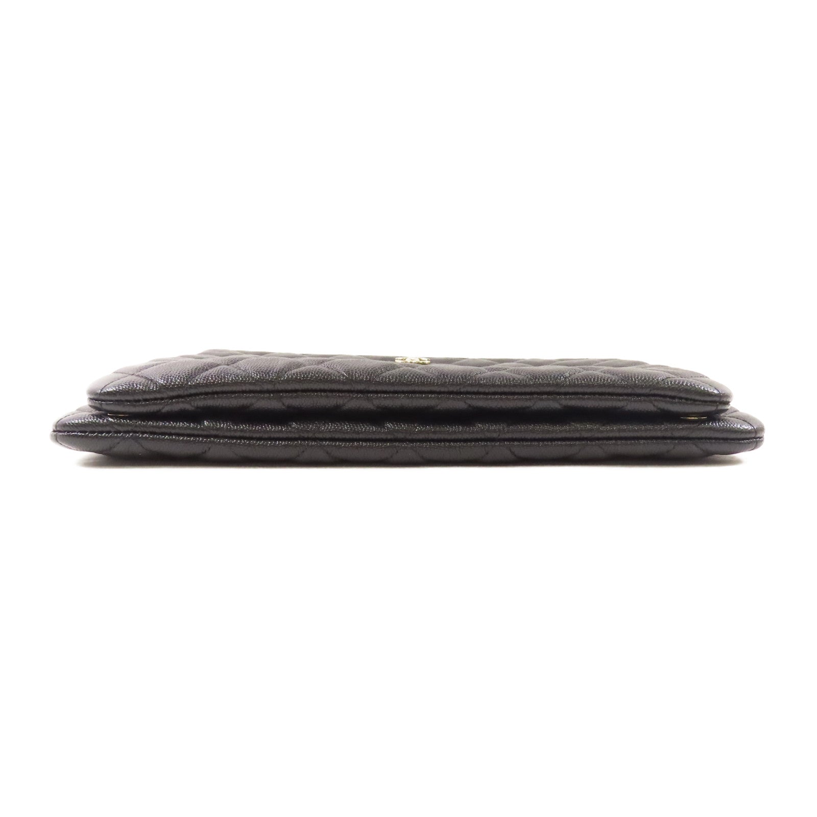 CHANEL 牛皮皮革Pouch/Clutch金扣手拿包