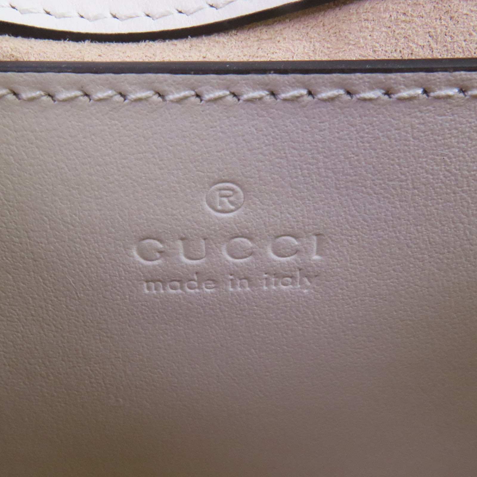 GUCCI 【激減優惠】牛皮皮革GG Marmont金扣鏈帶肩背袋