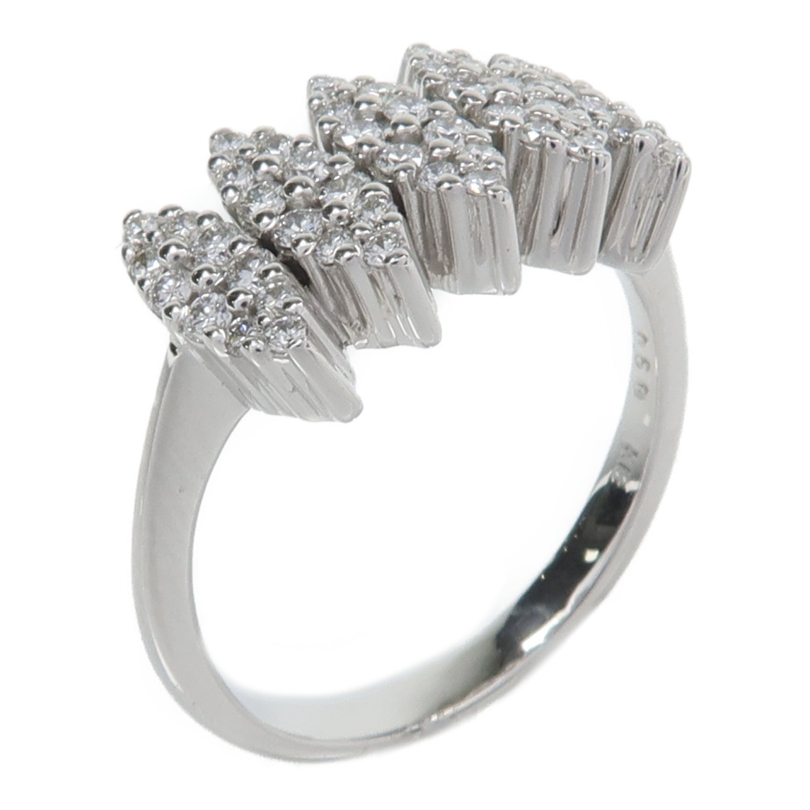 JEWELRY 【激減優惠】18K白金Diamond Ring鑽石戒指US#5.75