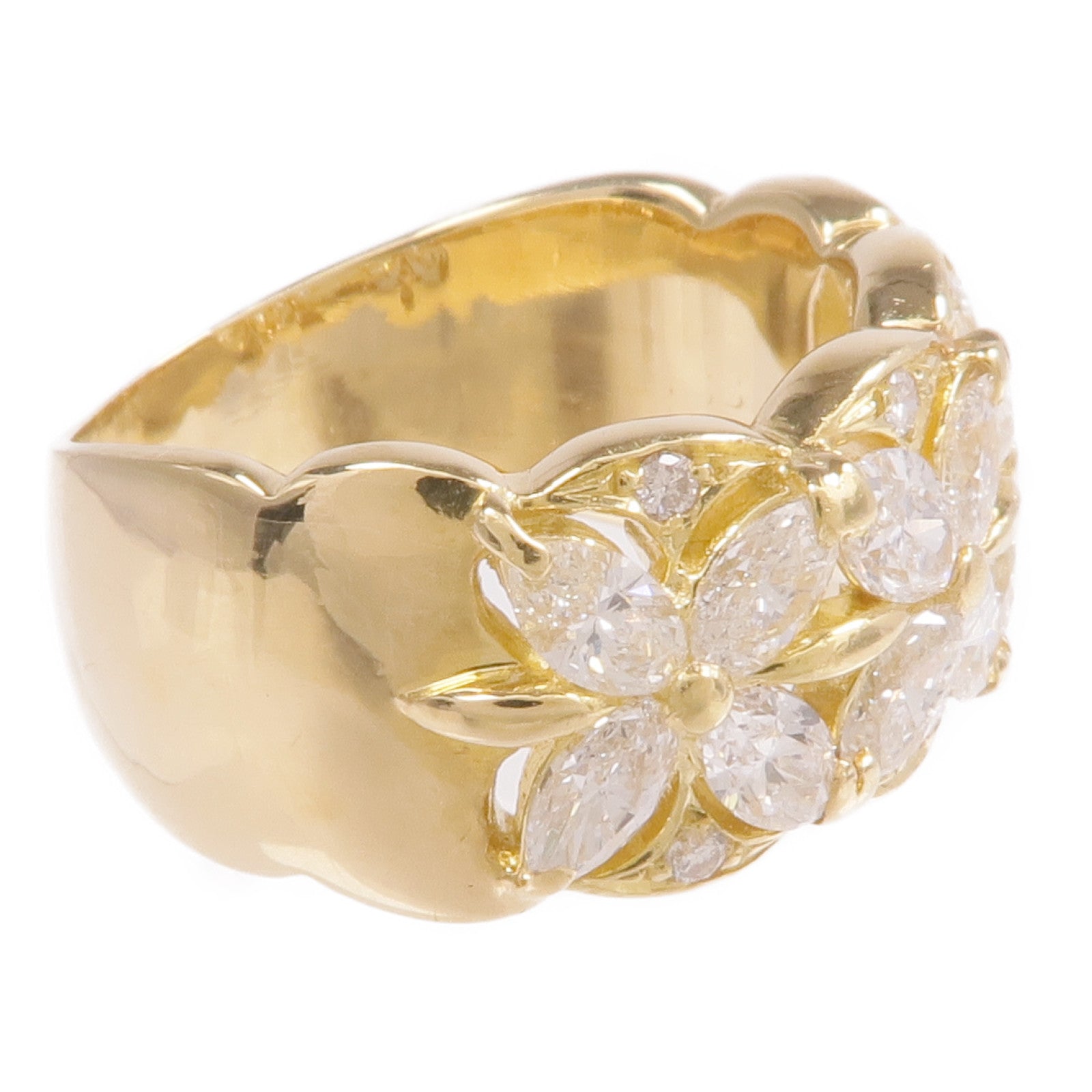 JEWELRY 【激減優惠】18K黃金Diamond Ring鑽石戒指US#6