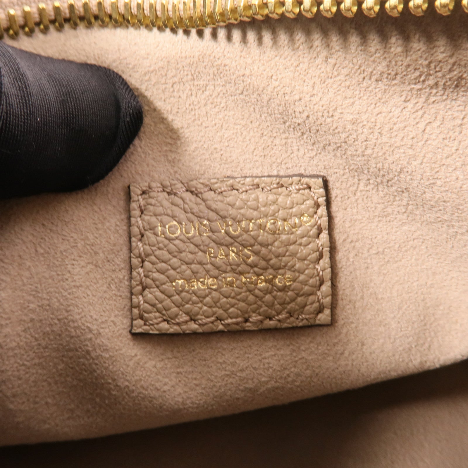LOUIS VUITTON Monogram Empreinte Nano Speedy金扣手挽肩背兩用袋