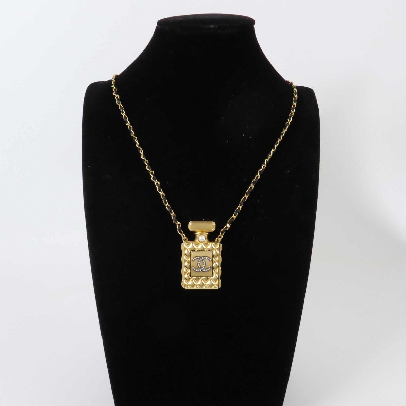CHANEL 金属/皮革/PVC Necklace項鏈