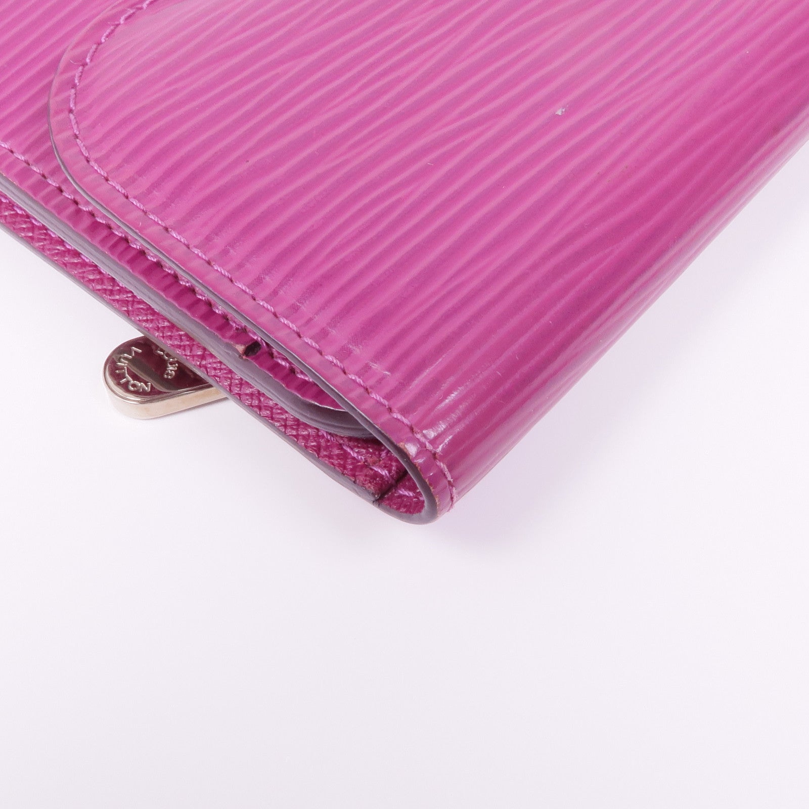 LOUIS VUITTON Epi Grenadine Eugenie銀扣長錢包