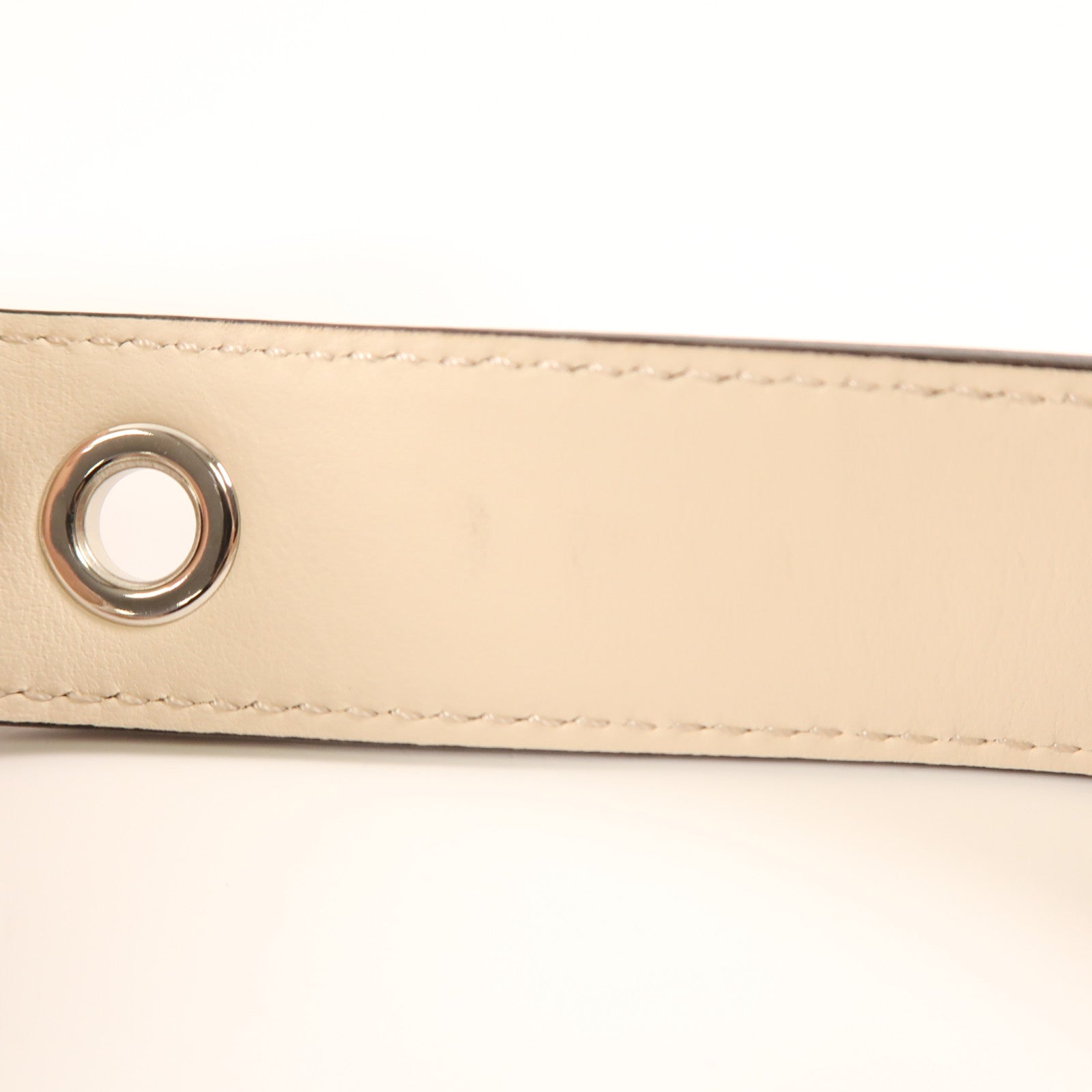 FENDI SHW Shoulder Strap Calfskin Leather Black