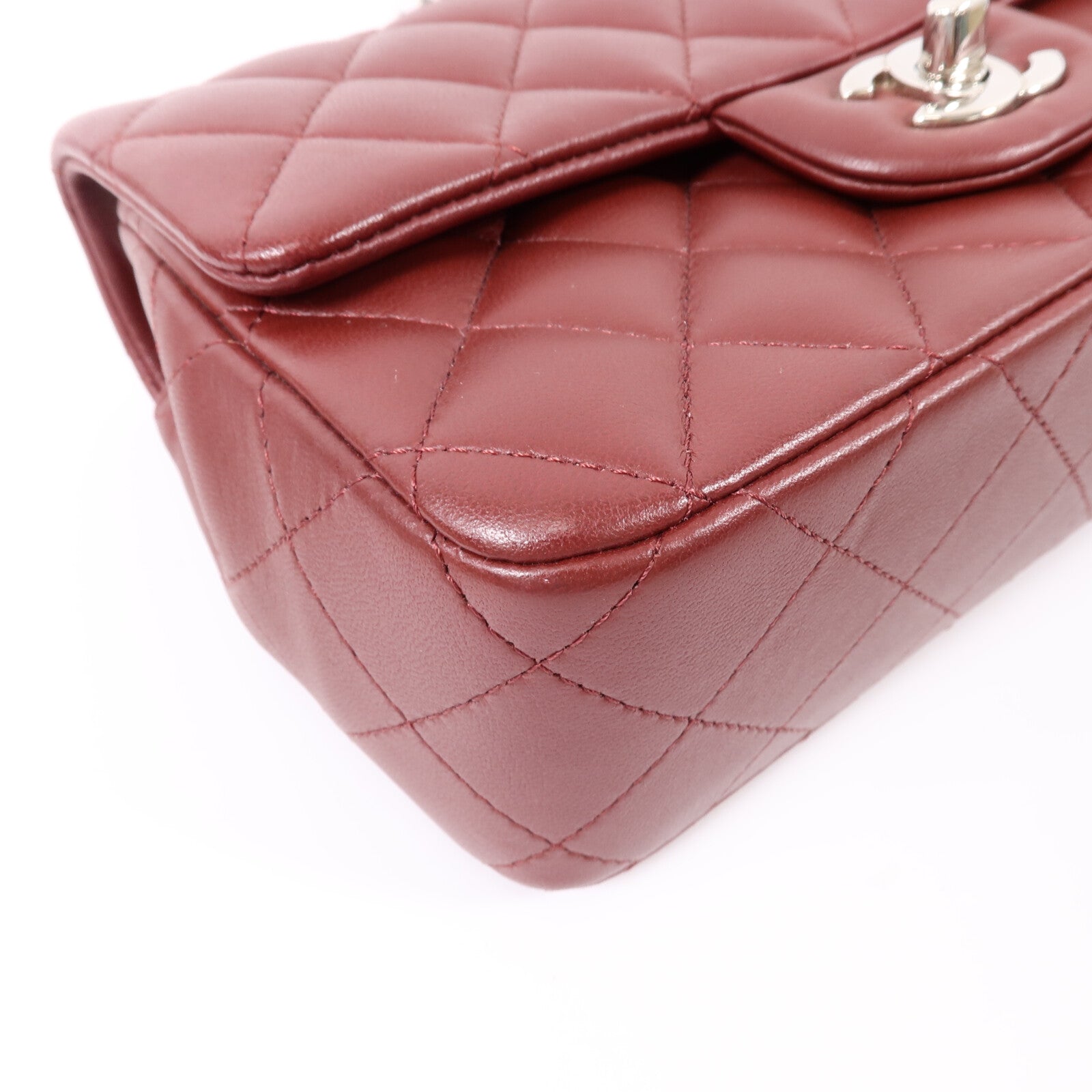 CHANEL 羊皮皮革Mini Classic 20鏈帶肩背袋