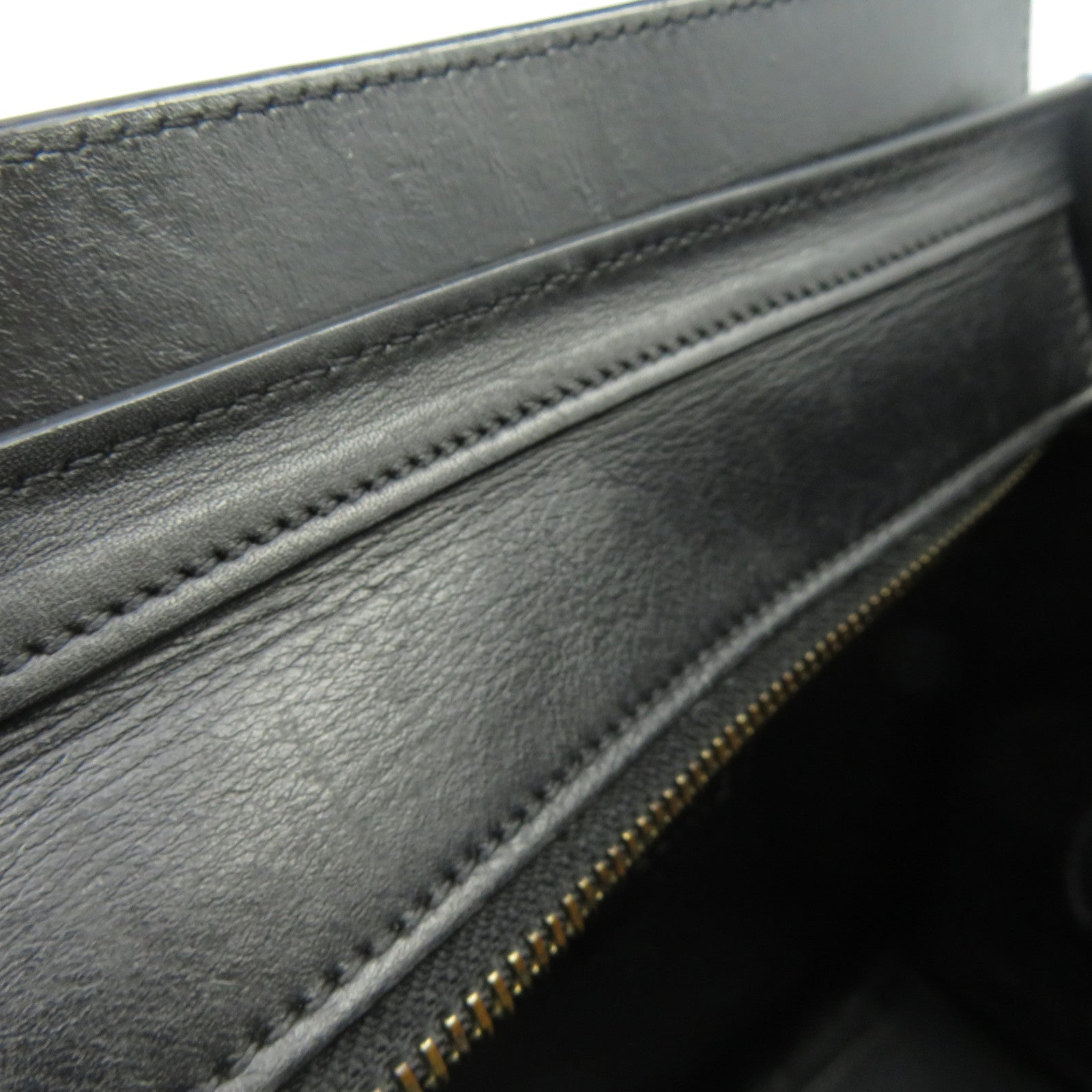 CELINE 牛皮皮革Nano Luggage金扣手挽肩背兩用袋米色/黒色/藍色