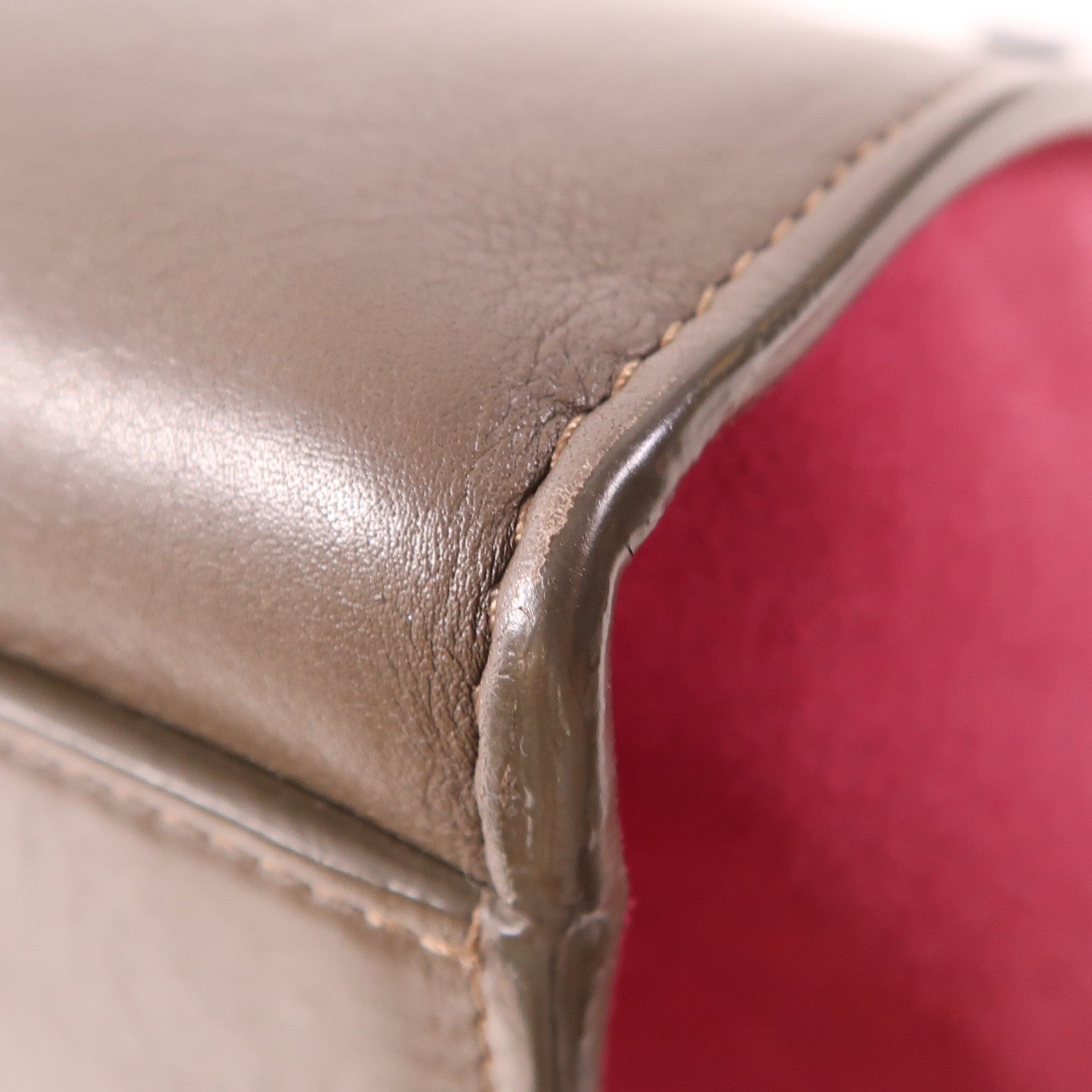 CELINE 牛皮皮革Trapeze MM金扣手挽肩背兩用袋