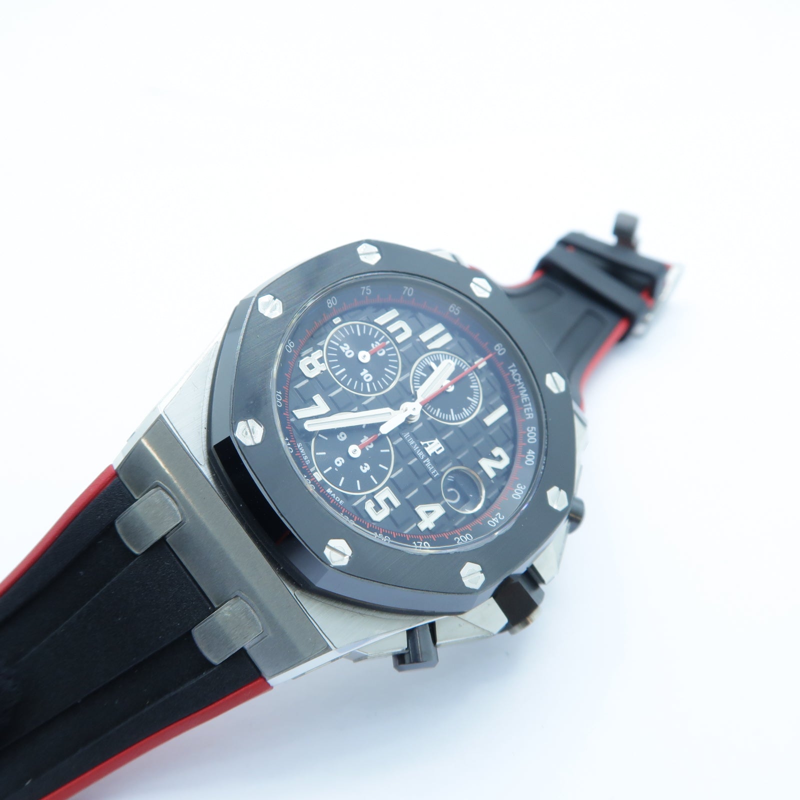 AUDEMARS PIGUET Royal Oak Offshore不鏽鋼/橡膠手錶自動機芯黑色