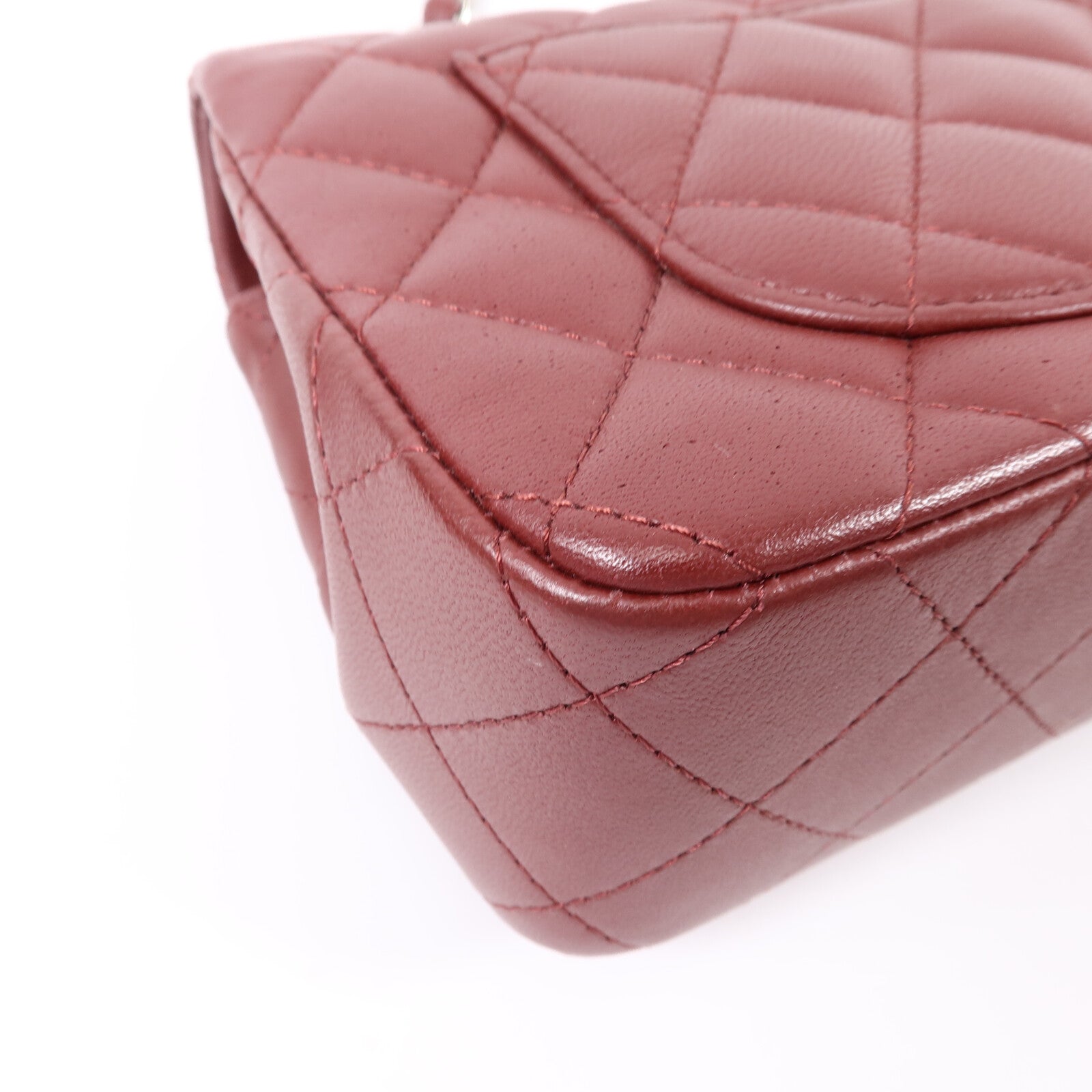 CHANEL 羊皮皮革Mini Classic 20鏈帶肩背袋