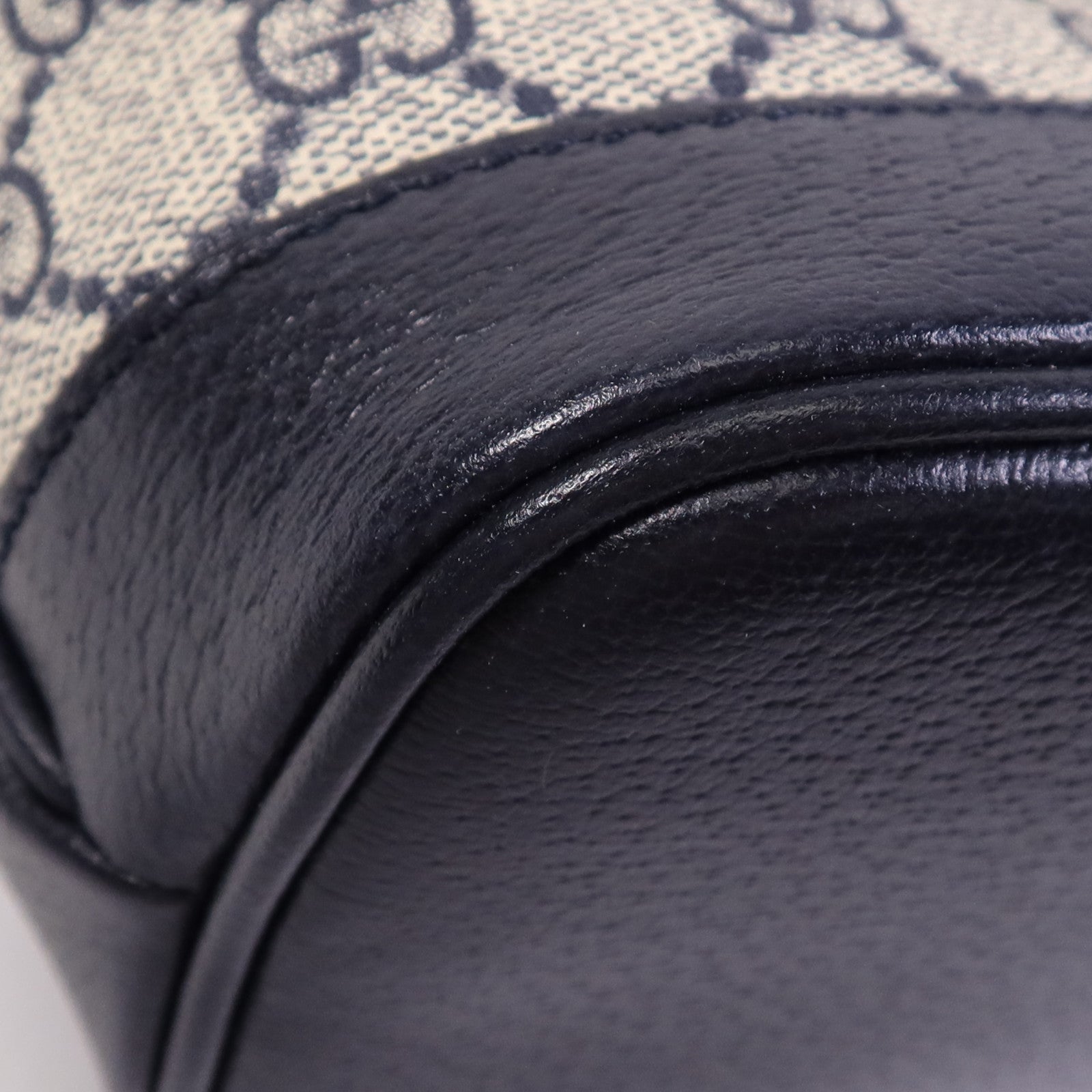 GUCCI 塗層帆布2 Way Shoulder Bag銀扣手挽肩背兩用袋