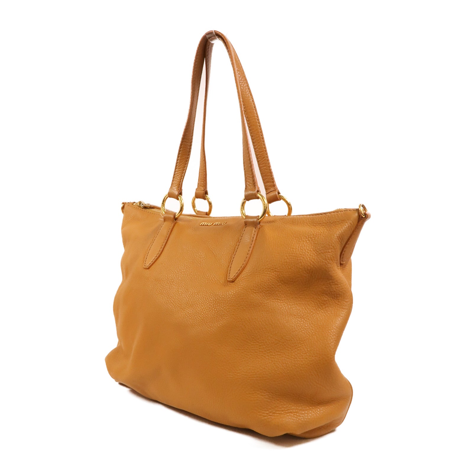Miu Miu 牛皮皮革Tote Bag手挽肩背兩用袋