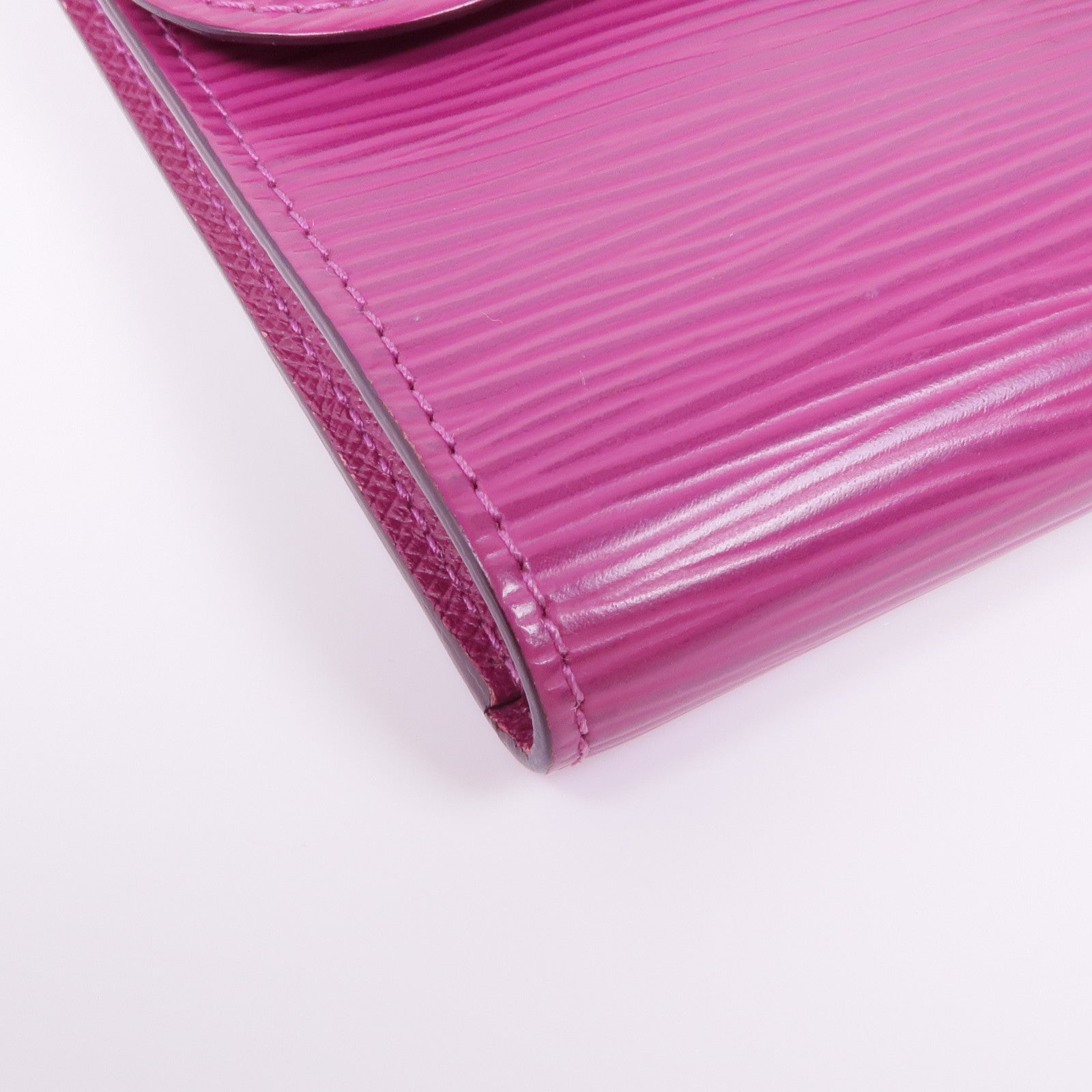 LOUIS VUITTON Epi Grenadine Eugenie銀扣長錢包