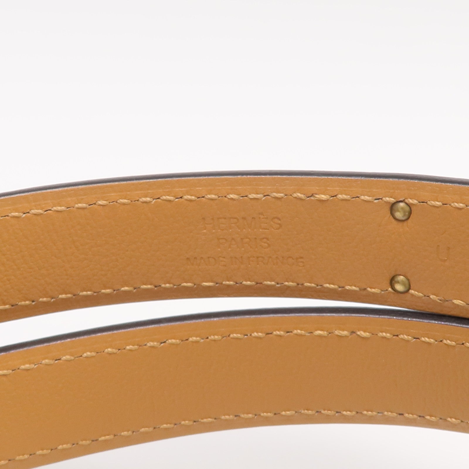 HERMES Epsom皮革Kelly Pocket 18金扣皮帶