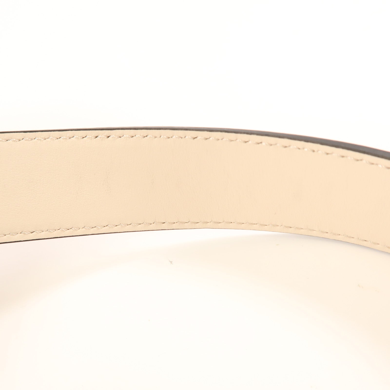 FENDI SHW Shoulder Strap Calfskin Leather Black