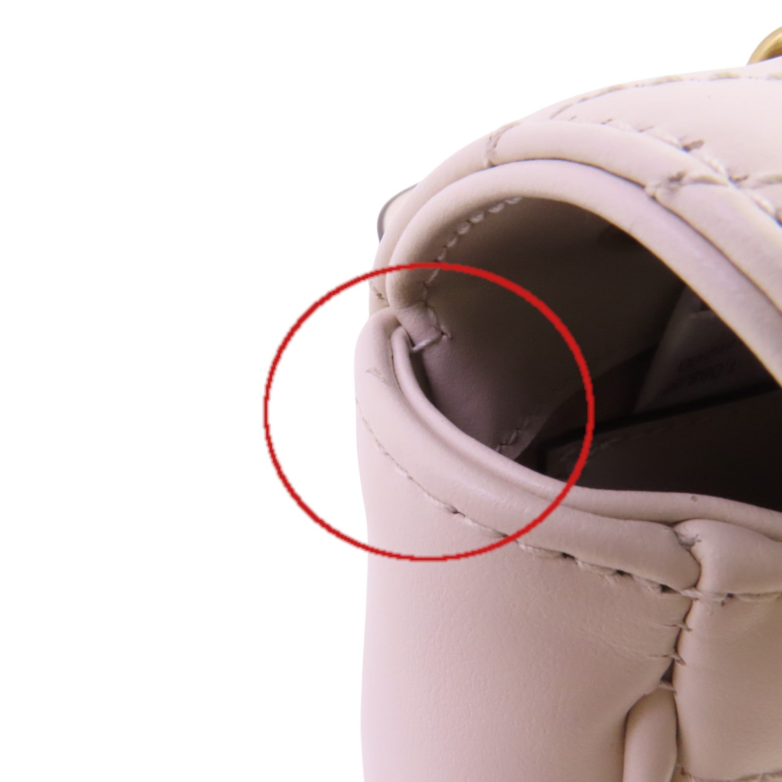 GUCCI 牛皮皮革GG Marmont金扣鏈帶肩背袋