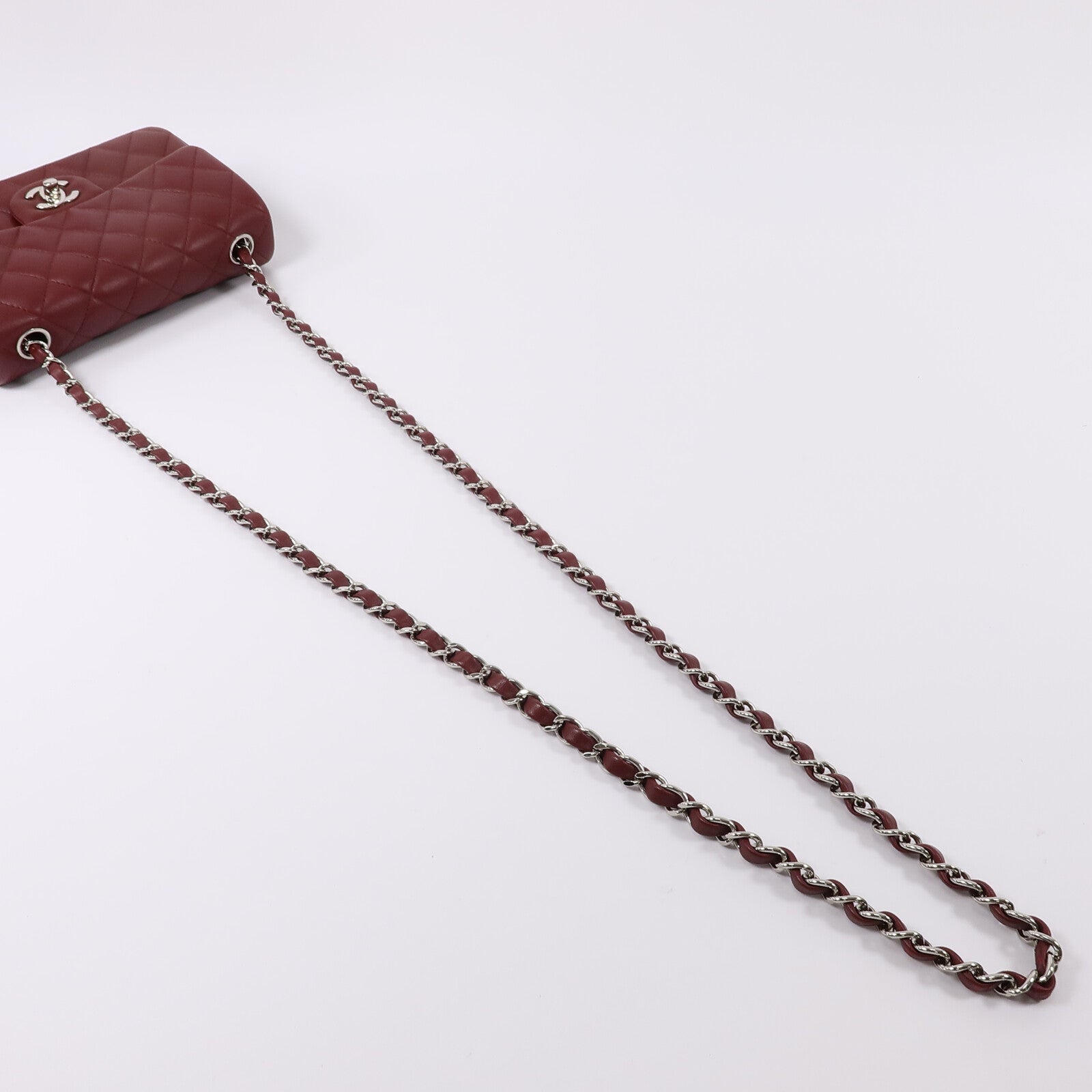 CHANEL 羊皮皮革Mini Classic 20鏈帶肩背袋