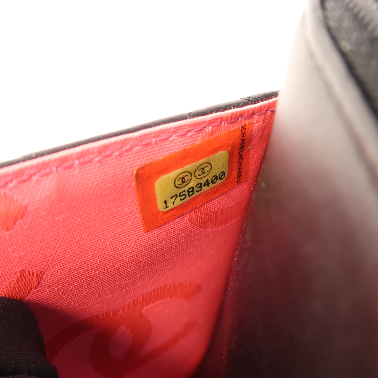 CHANEL 牛皮皮革WOC Wallet On Chain銀扣鏈帶肩背袋