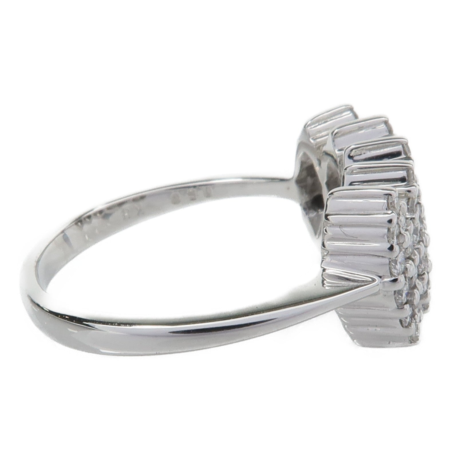 JEWELRY 【激減優惠】18K白金Diamond Ring鑽石戒指US#5.75