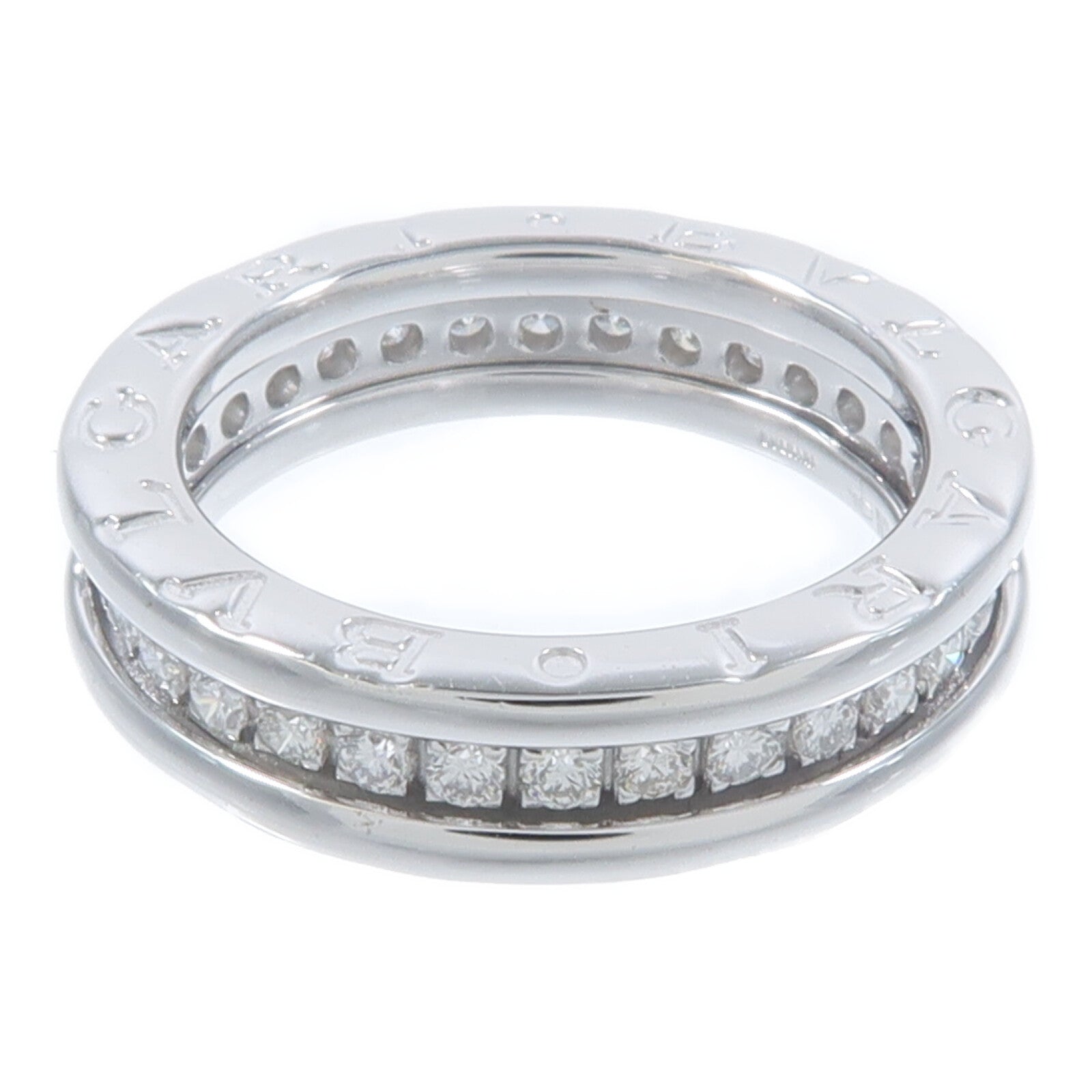 BVLGARI 18K白金B-zero1 Diamond Ring鑽石戒指