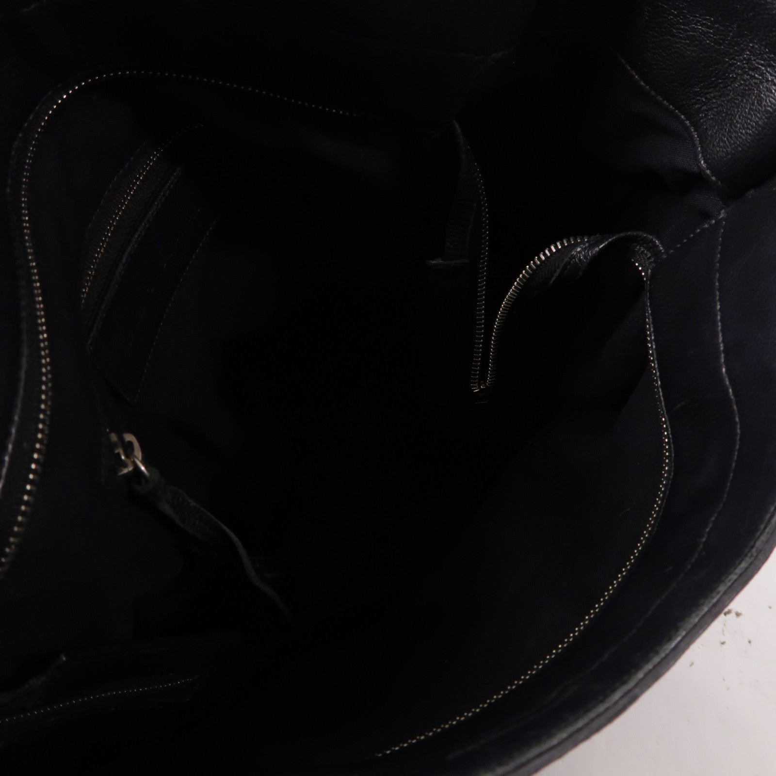 BALENCIAGA 牛皮皮革Livasity Paper銀扣手挽肩背兩用袋黑色
