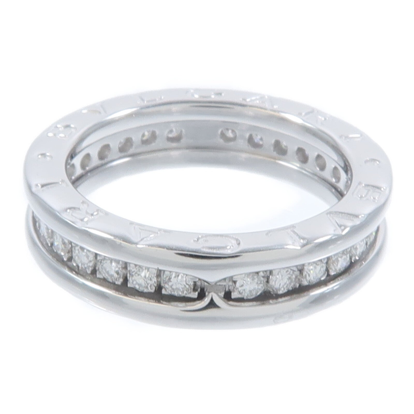 BVLGARI 18K白金B-zero1 Diamond Ring鑽石戒指