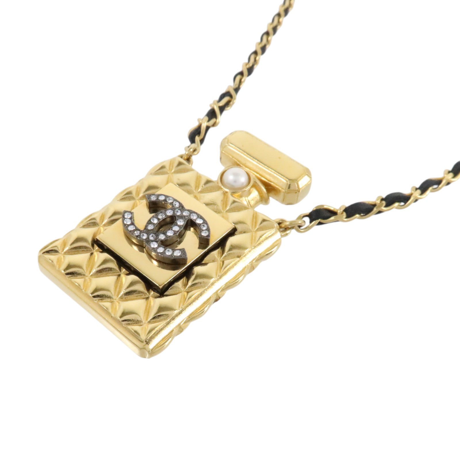 CHANEL 金属/皮革/PVC Necklace項鏈