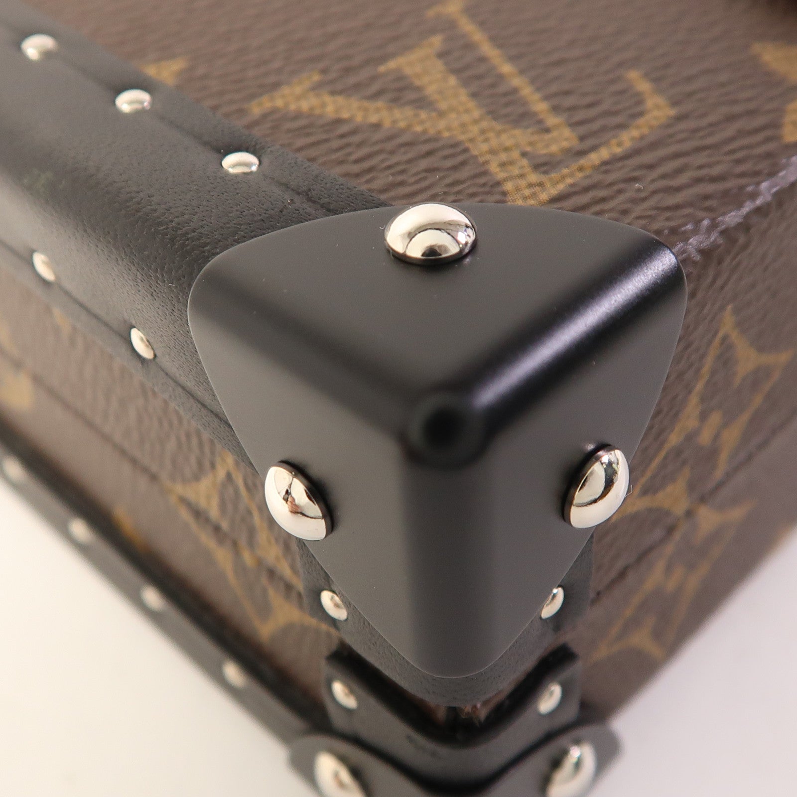 LOUIS VUITTON Monogram Wallet Trunk銀扣手拿包