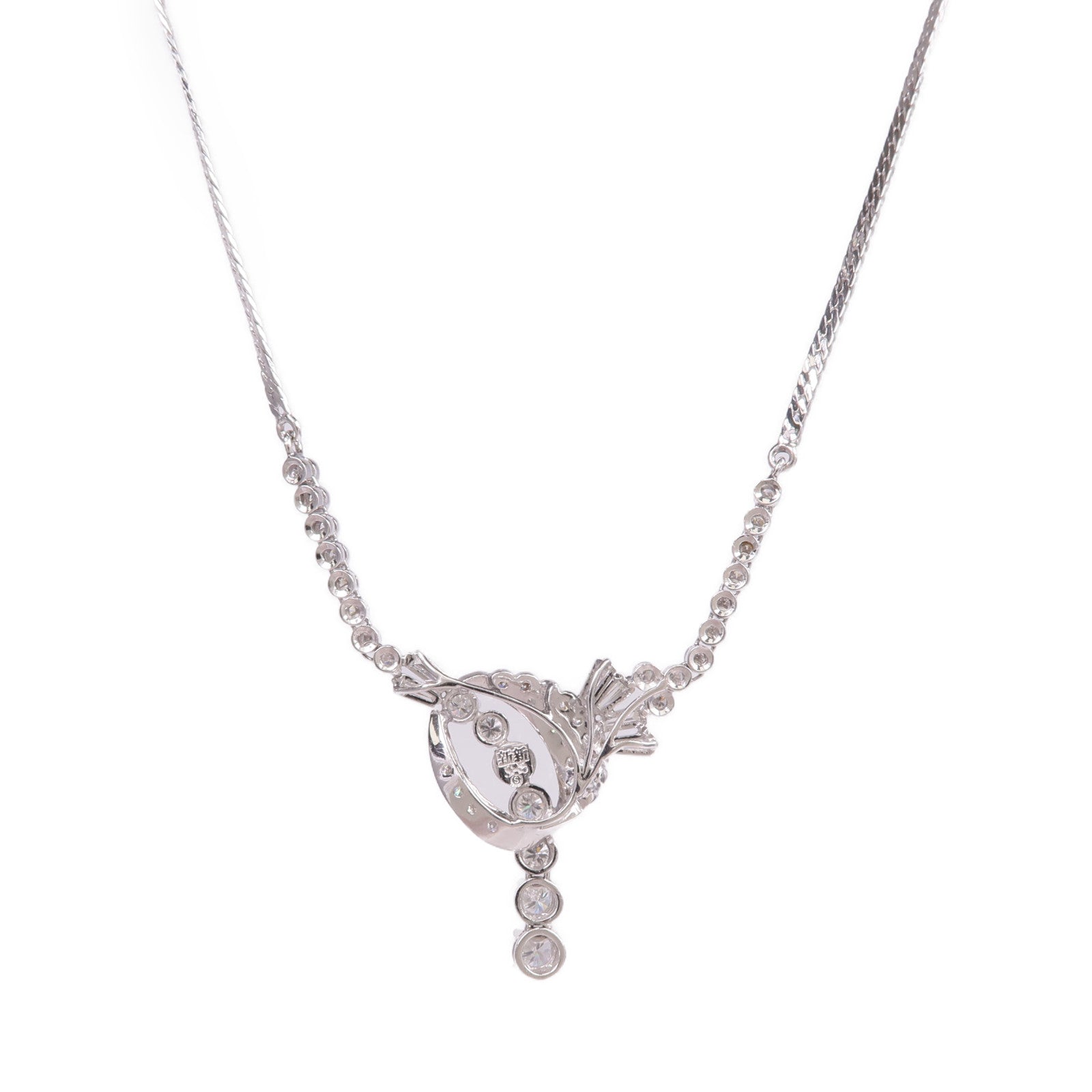 JEWELRY 14K白金/銀Diamond Necklace鑽石項鍊
