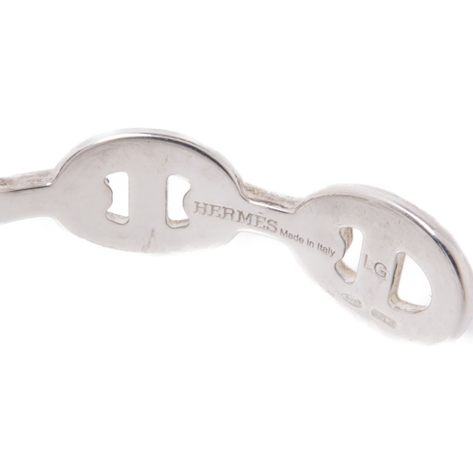 HERMES 925純銀Chaine D'Ancre Enchainee手鐲