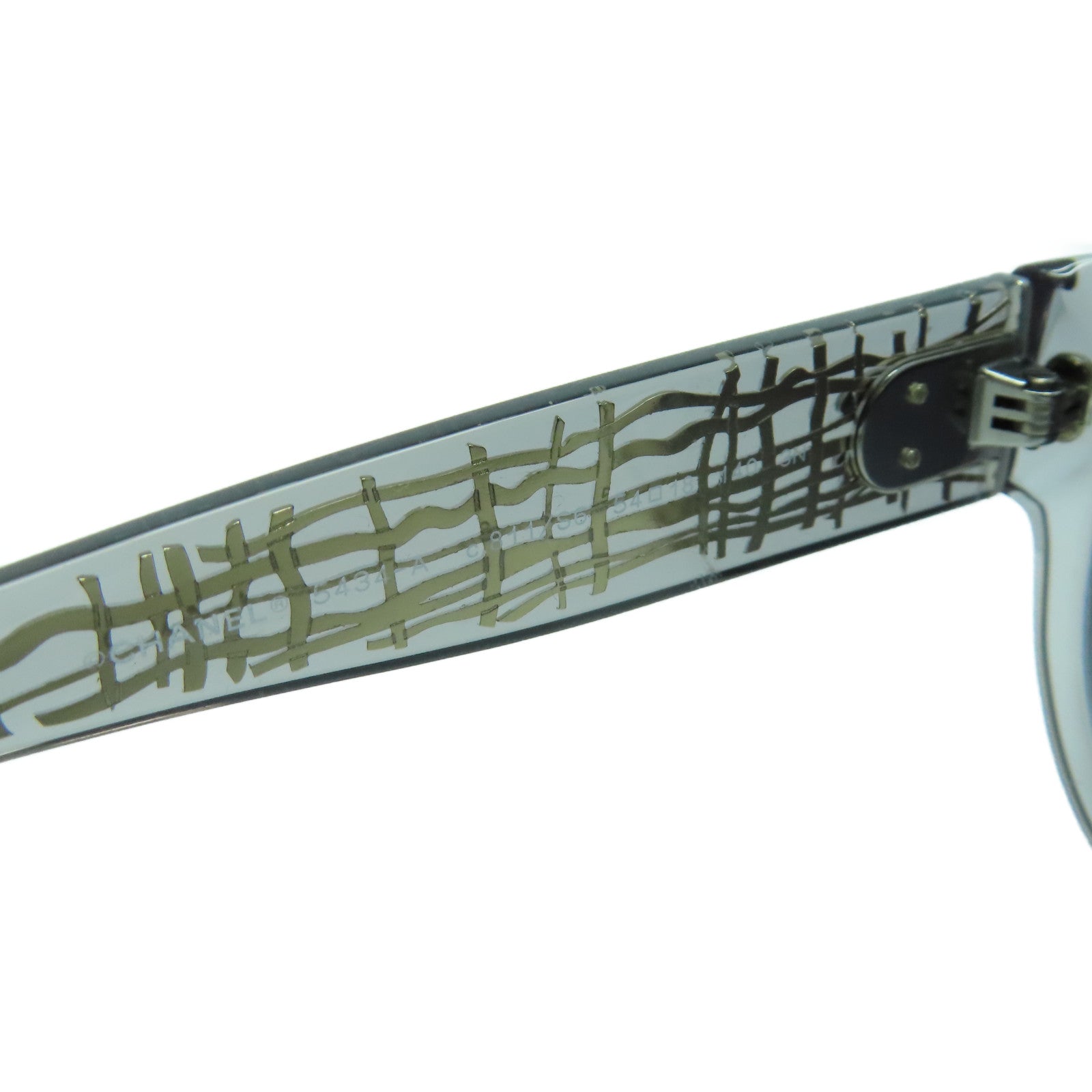 CHANEL 【激減優惠】PVC Sunglasses太陽眼鏡黑色/銀色