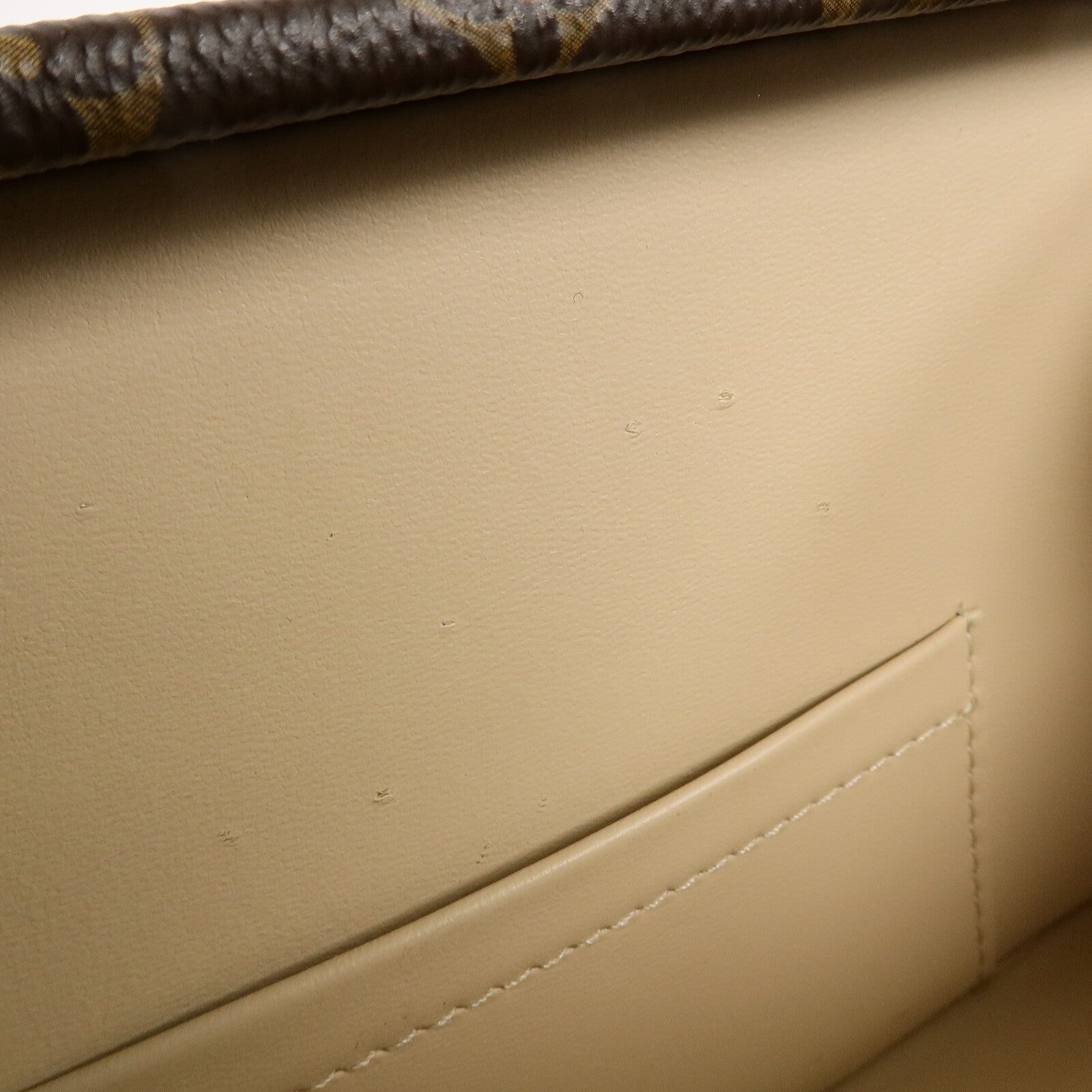 LOUIS VUITTON Monogram/牛皮皮革 Petite Malle肩背袋