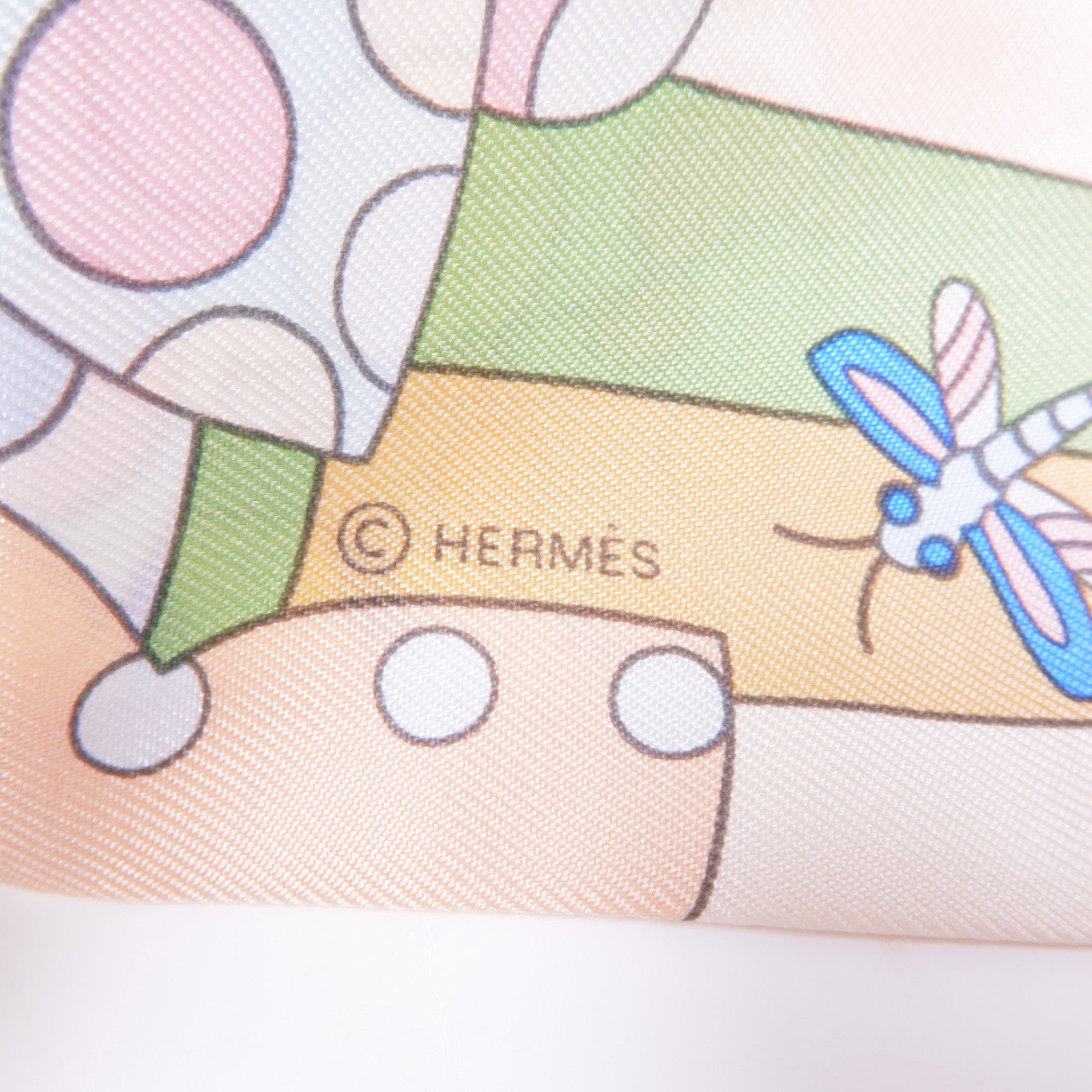 HERMES 絲質Twilly絲巾
