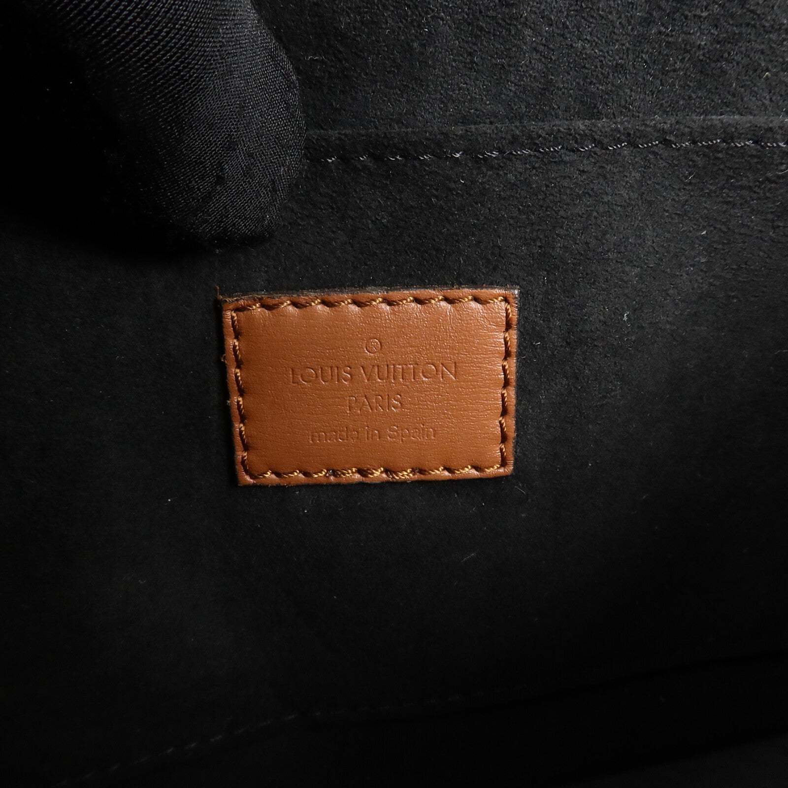 LOUIS VUITTON Monogram/Monogram Reverse Dauphine MM金扣手挽肩背兩用袋棕色