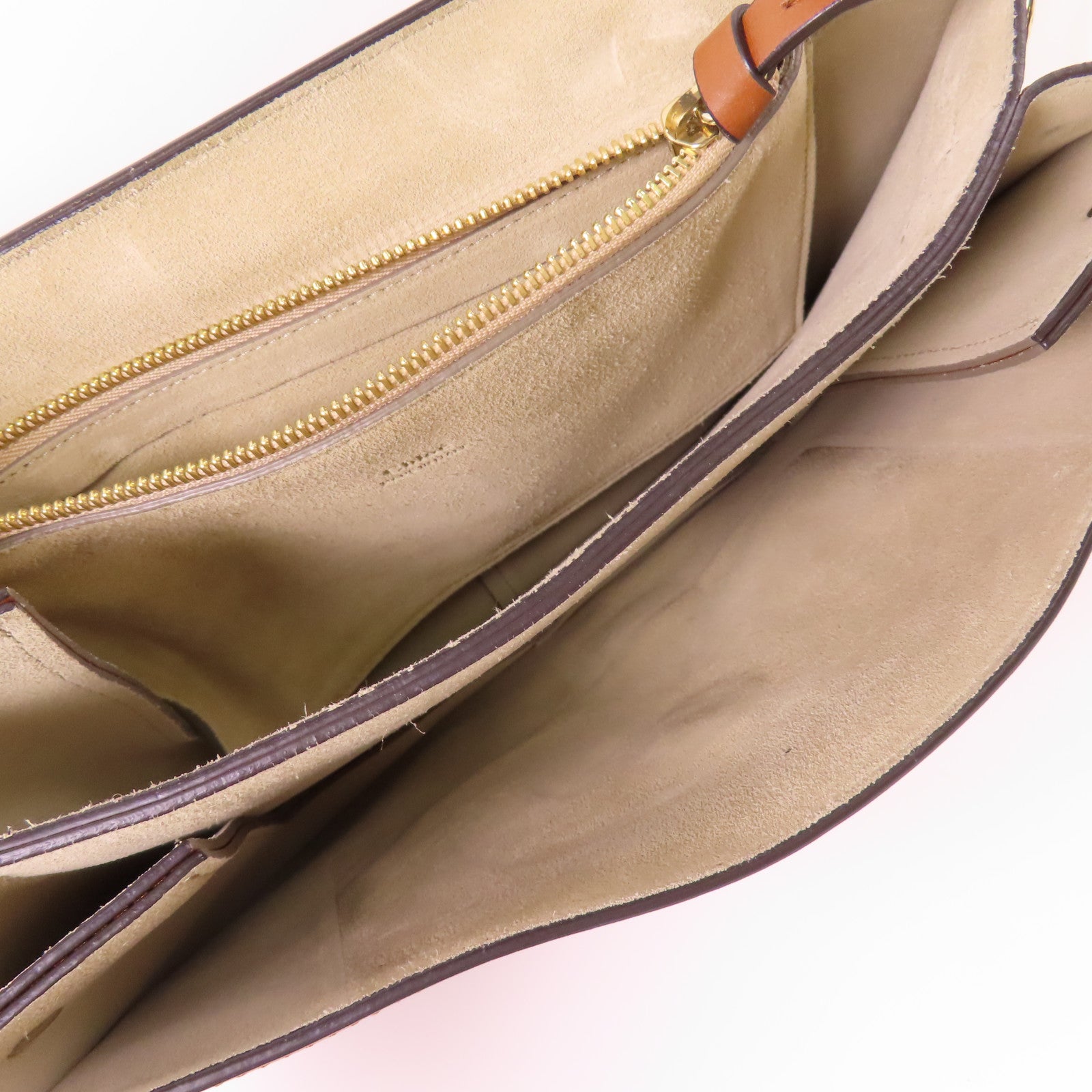 Chloe GHW Faye Shoulder Bag CHC17 Leather Brown