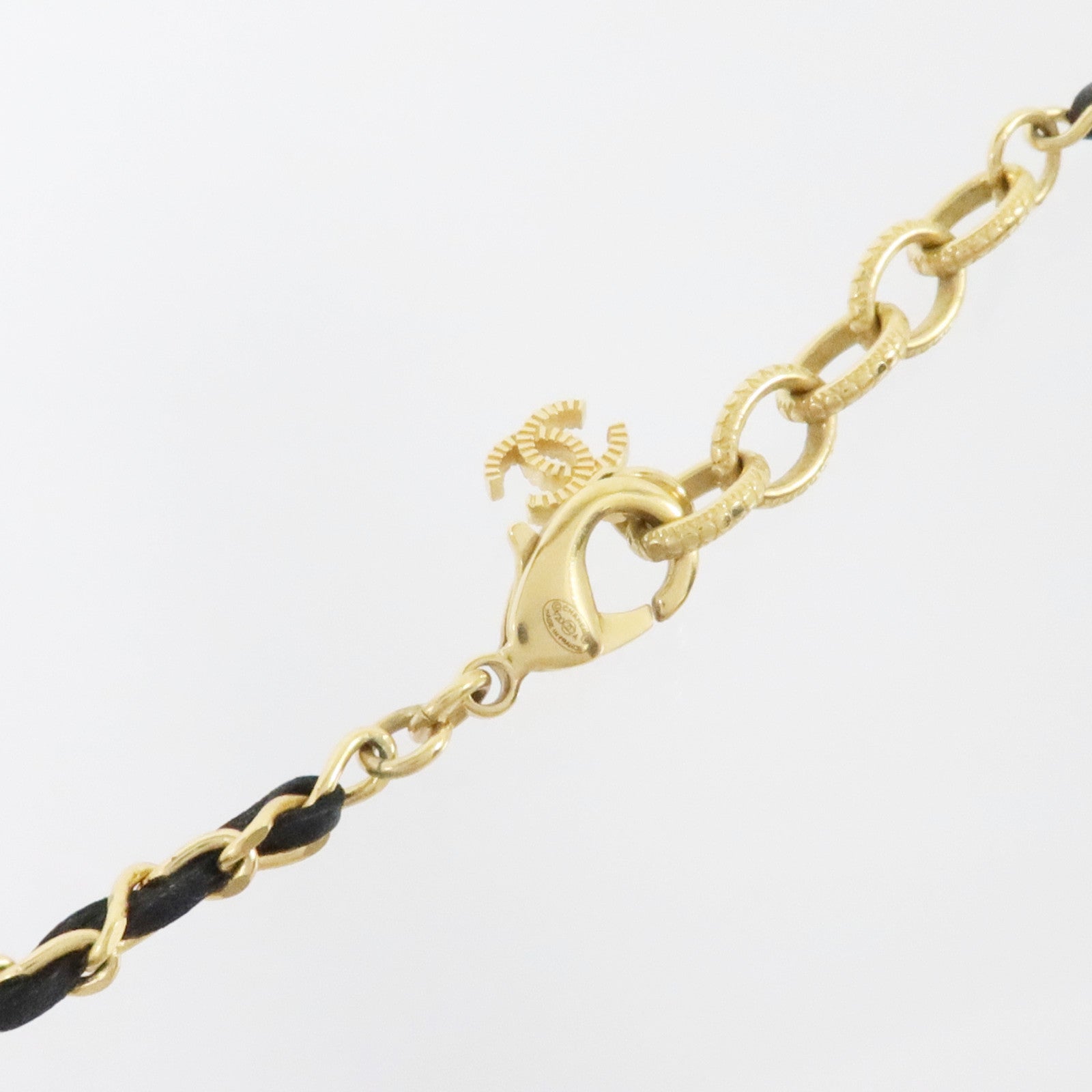 CHANEL 金属/皮革/PVC Necklace項鏈
