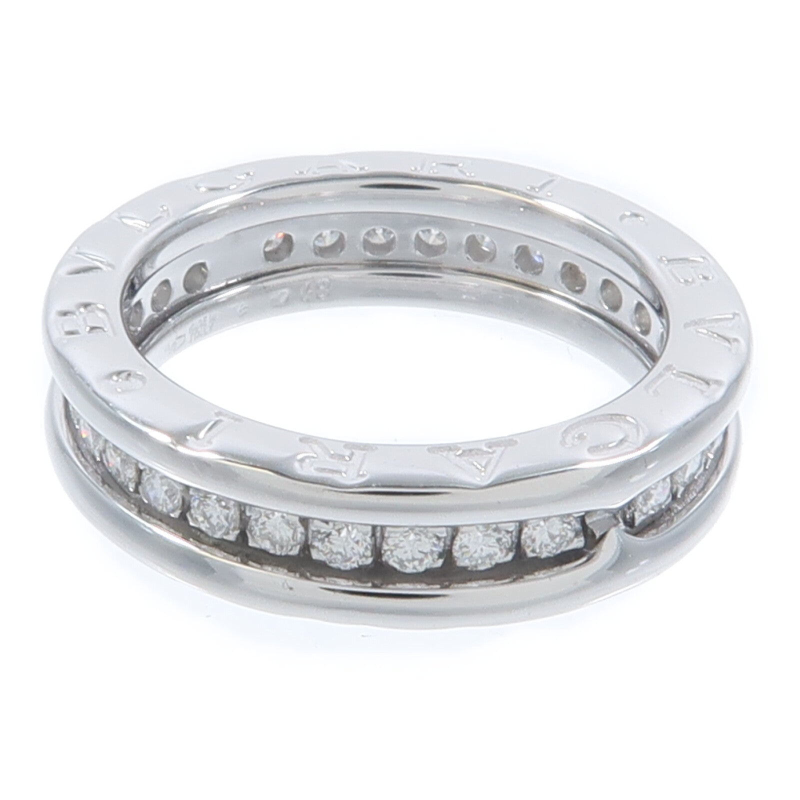 BVLGARI 18K白金B-zero1 Diamond Ring鑽石戒指