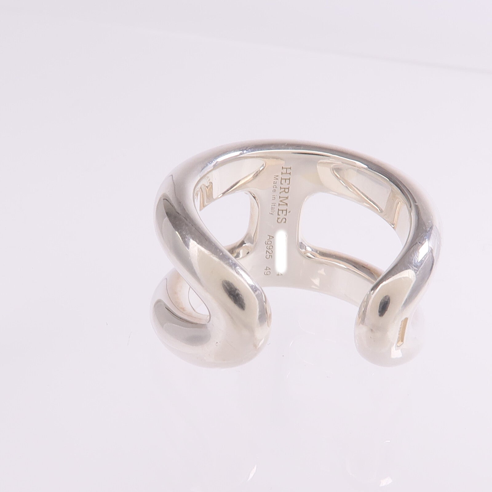 HERMES 925純銀Osmose Small Ring戒指US#4.5
