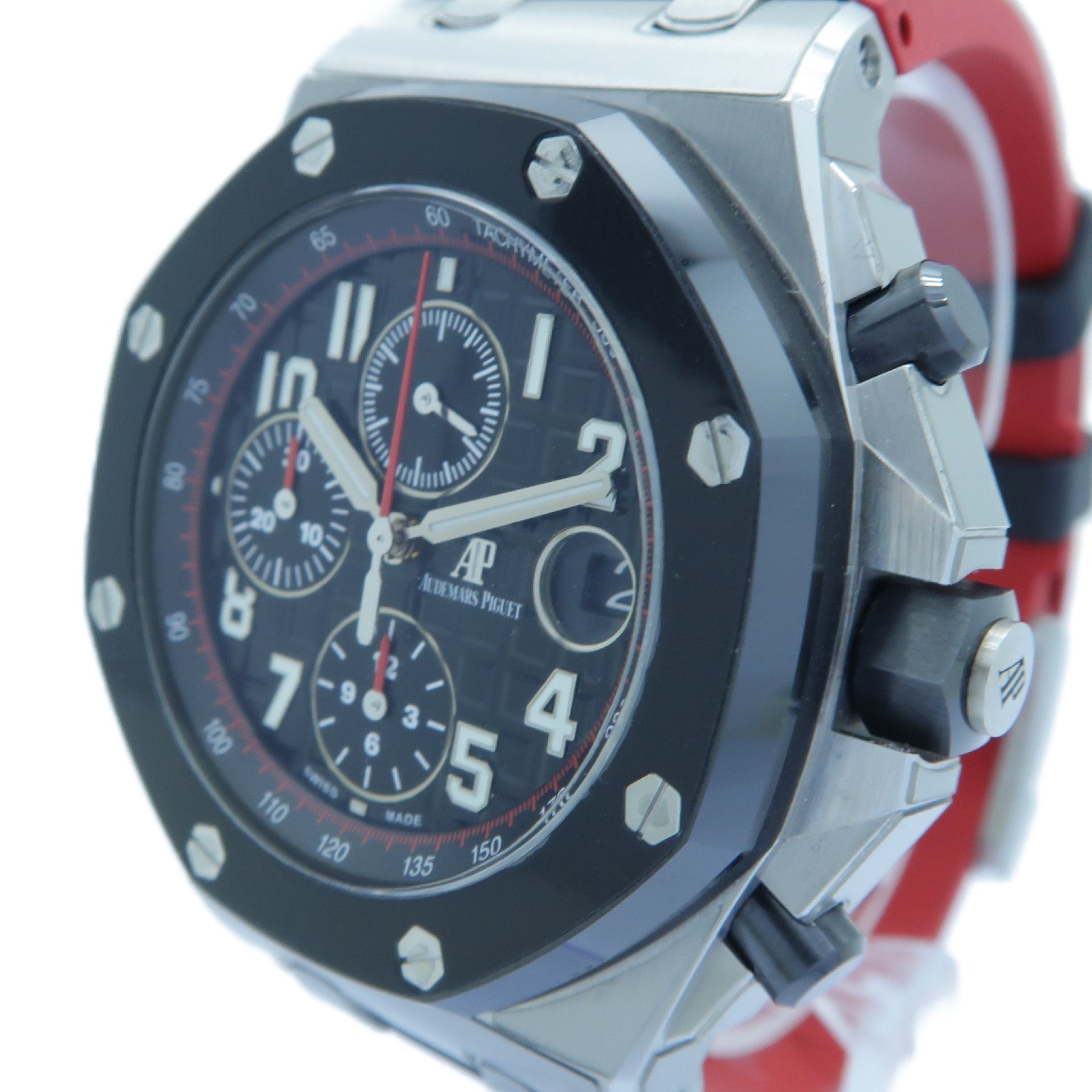 AUDEMARS PIGUET Royal Oak Offshore不鏽鋼/橡膠手錶自動機芯黑色