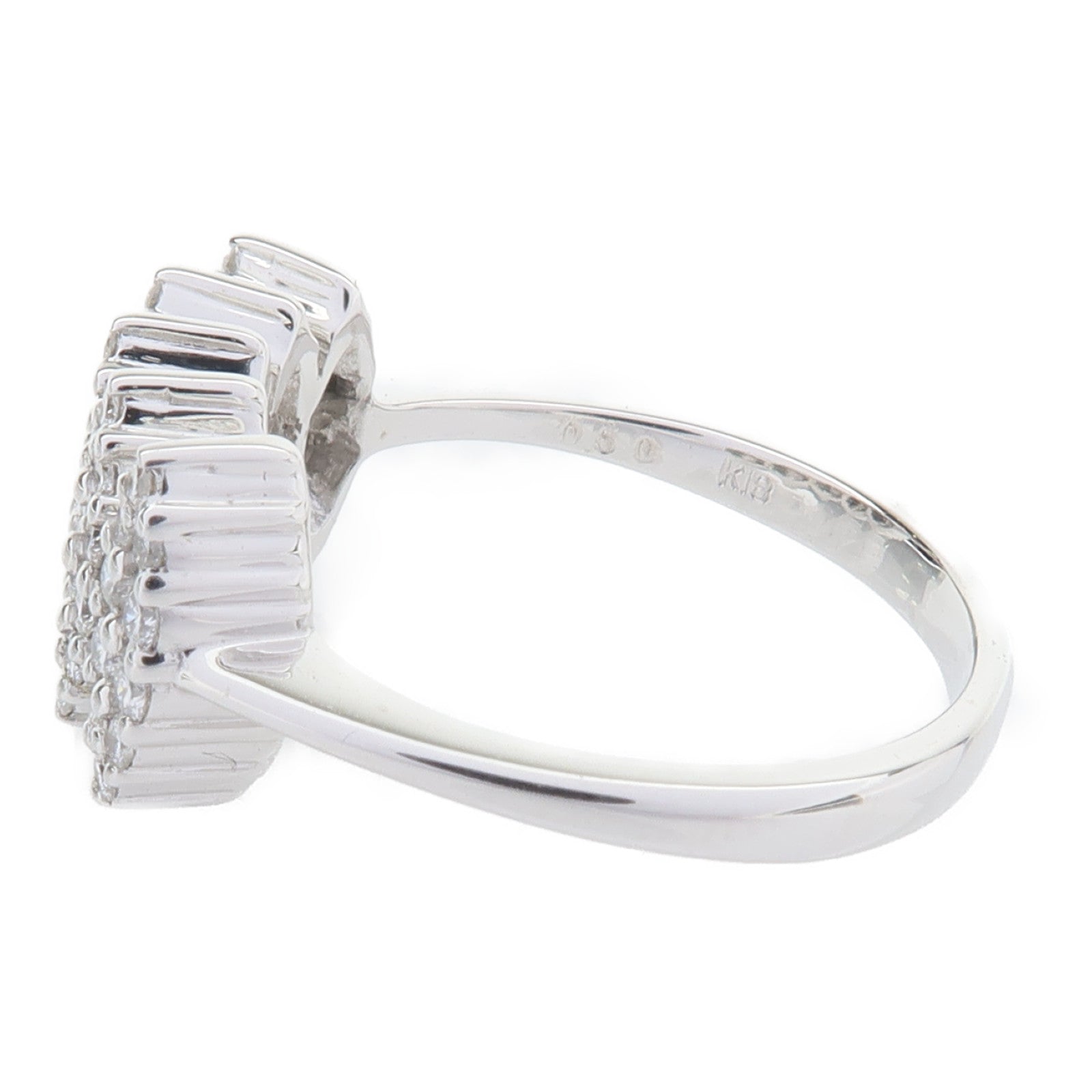 JEWELRY 【激減優惠】18K白金Diamond Ring鑽石戒指US#5.75