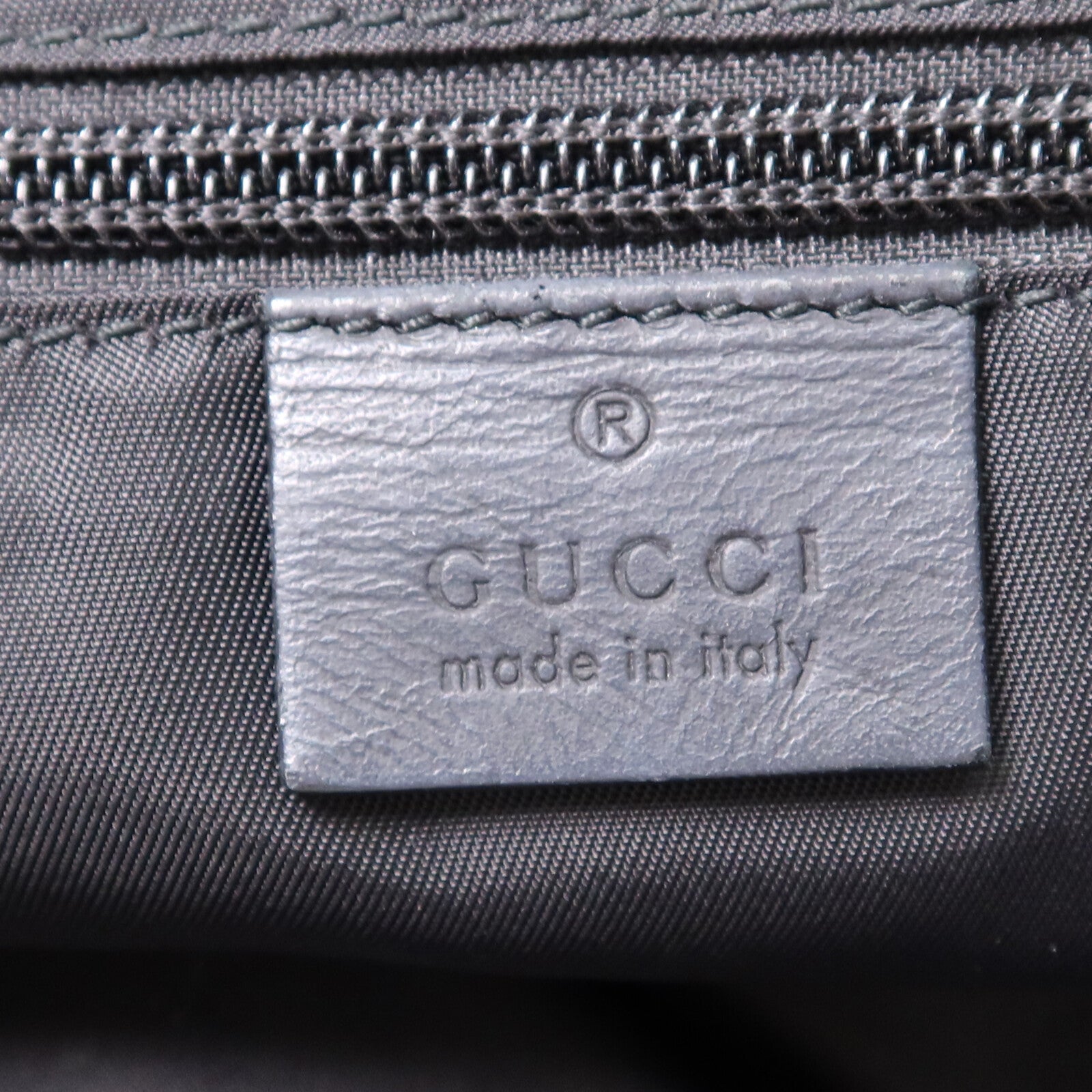 GUCCI 牛皮皮革Tote Bag銀扣手挽袋