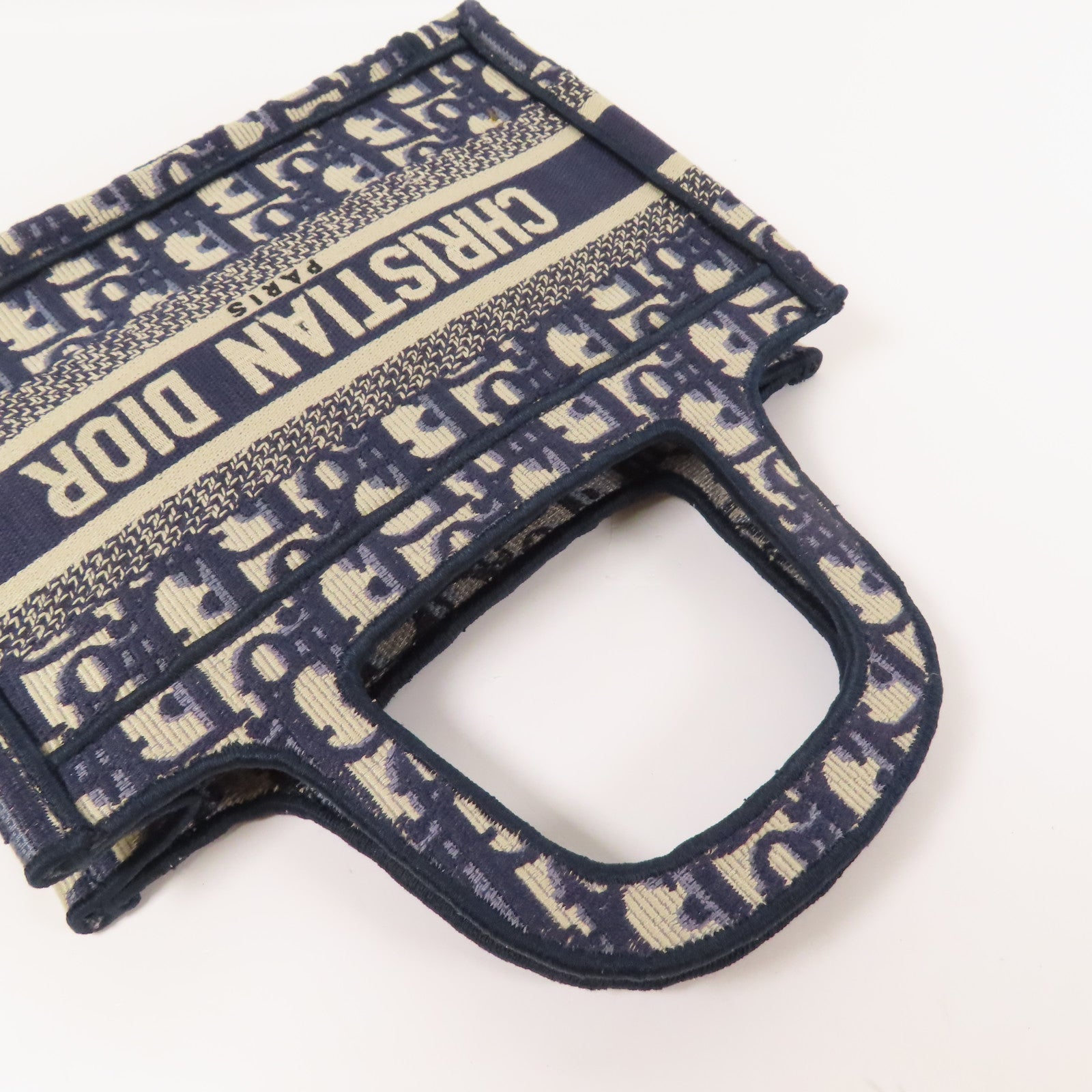 Dior 帆布Oblique Book Tote Mini手挽袋